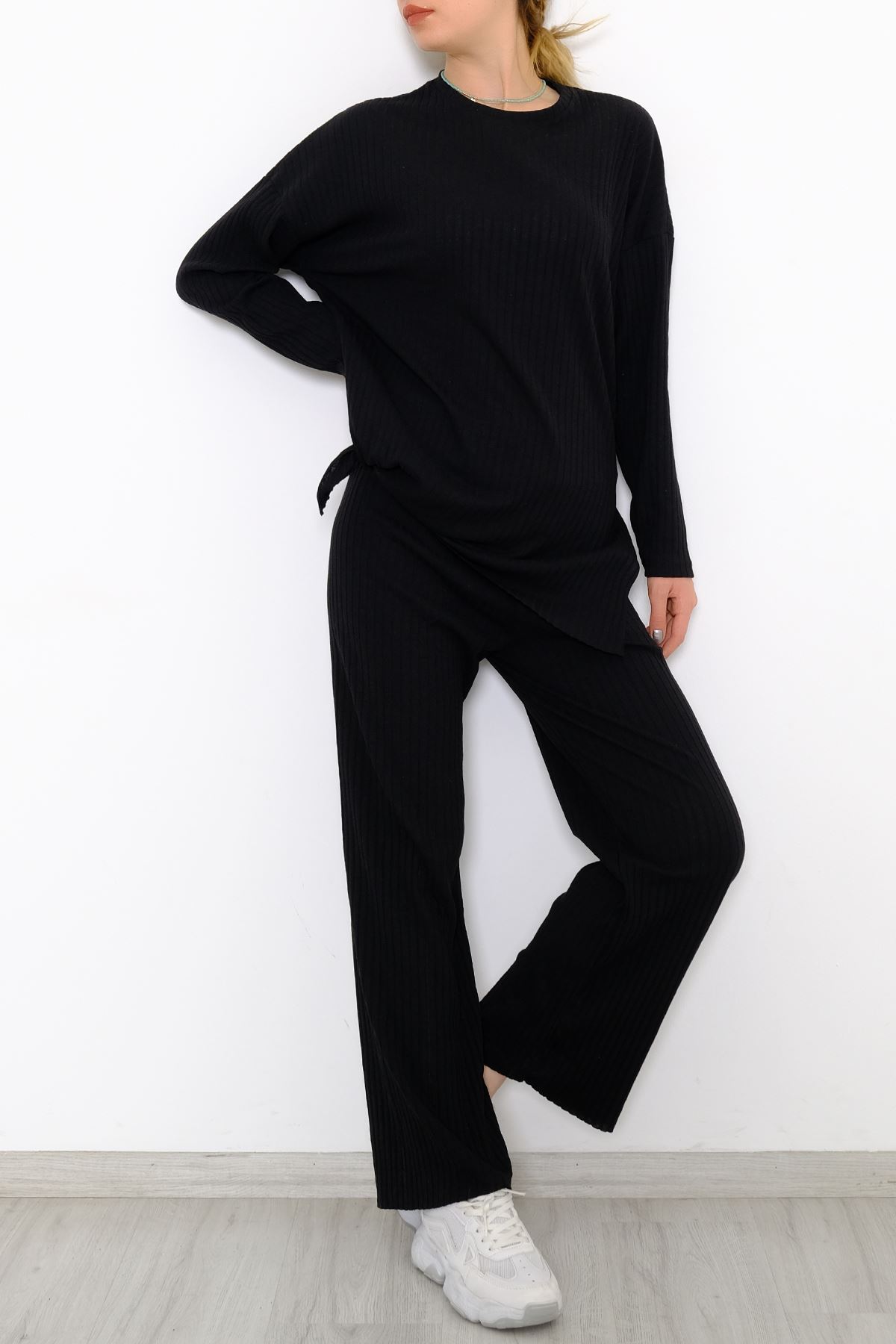 Long Sleeve Fitted Suit Black - 10147.1567.