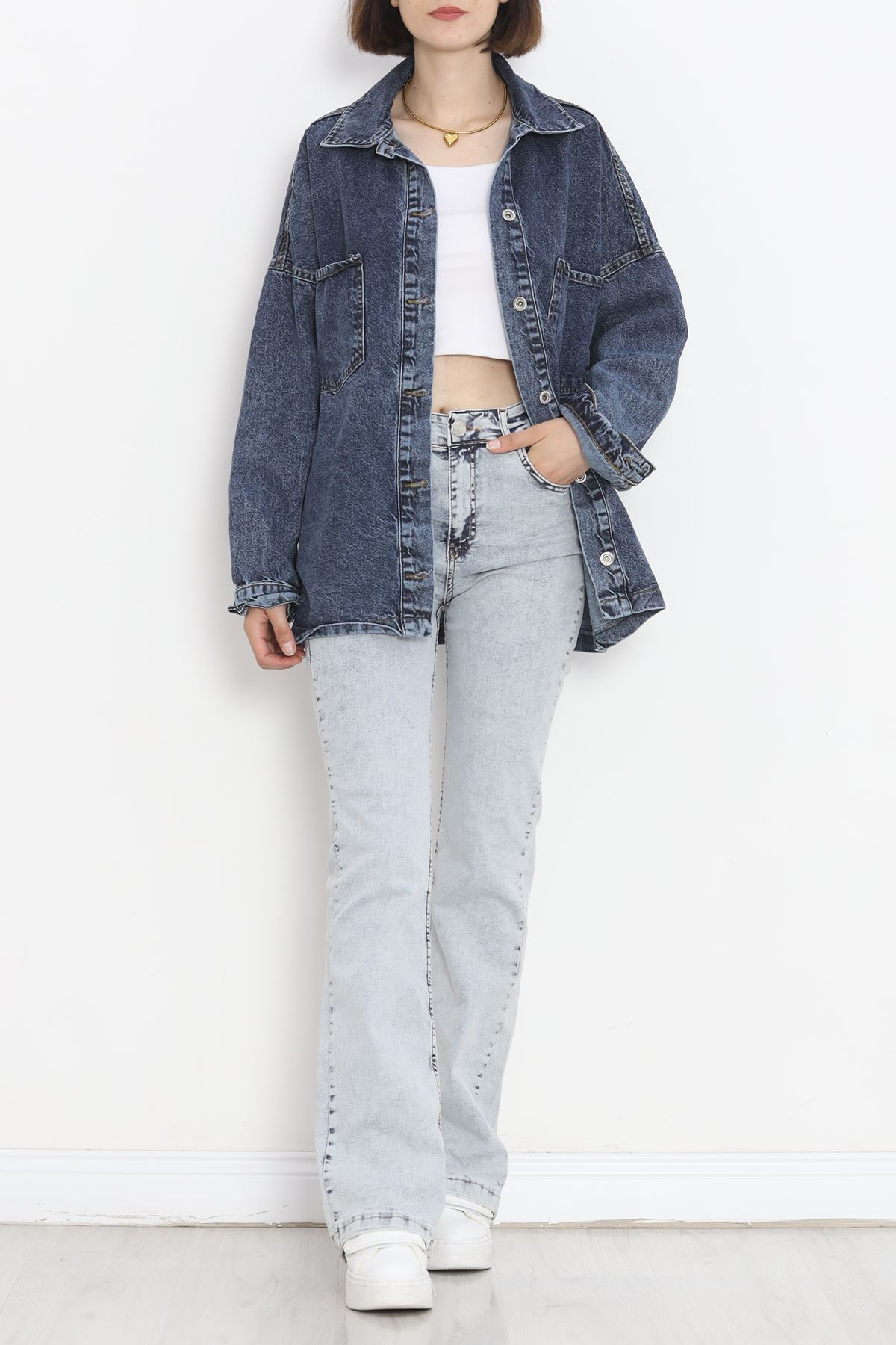 Jeans Jacket Blue with Front Pockets - 16697.1778.