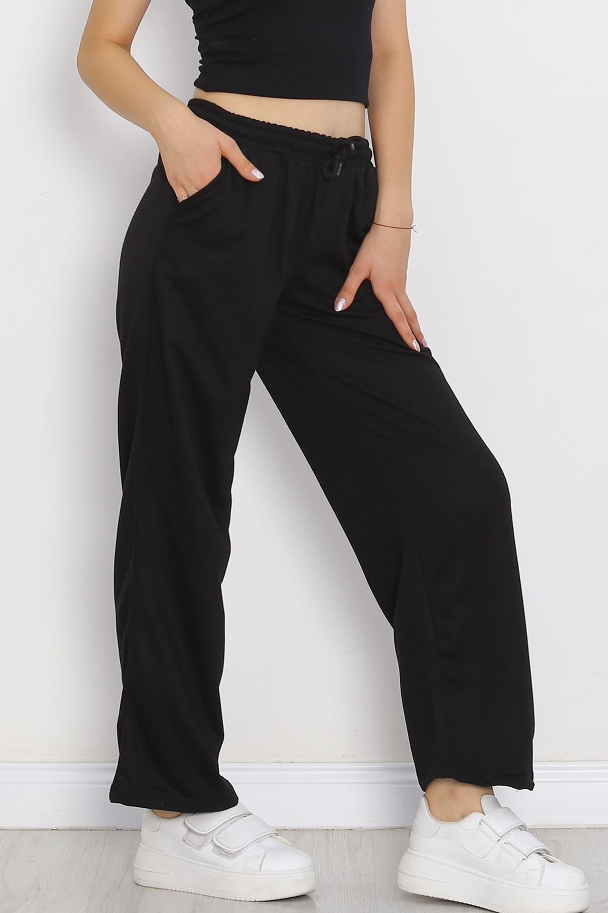 Palazzo Sweatpants Black - 18961.1431.