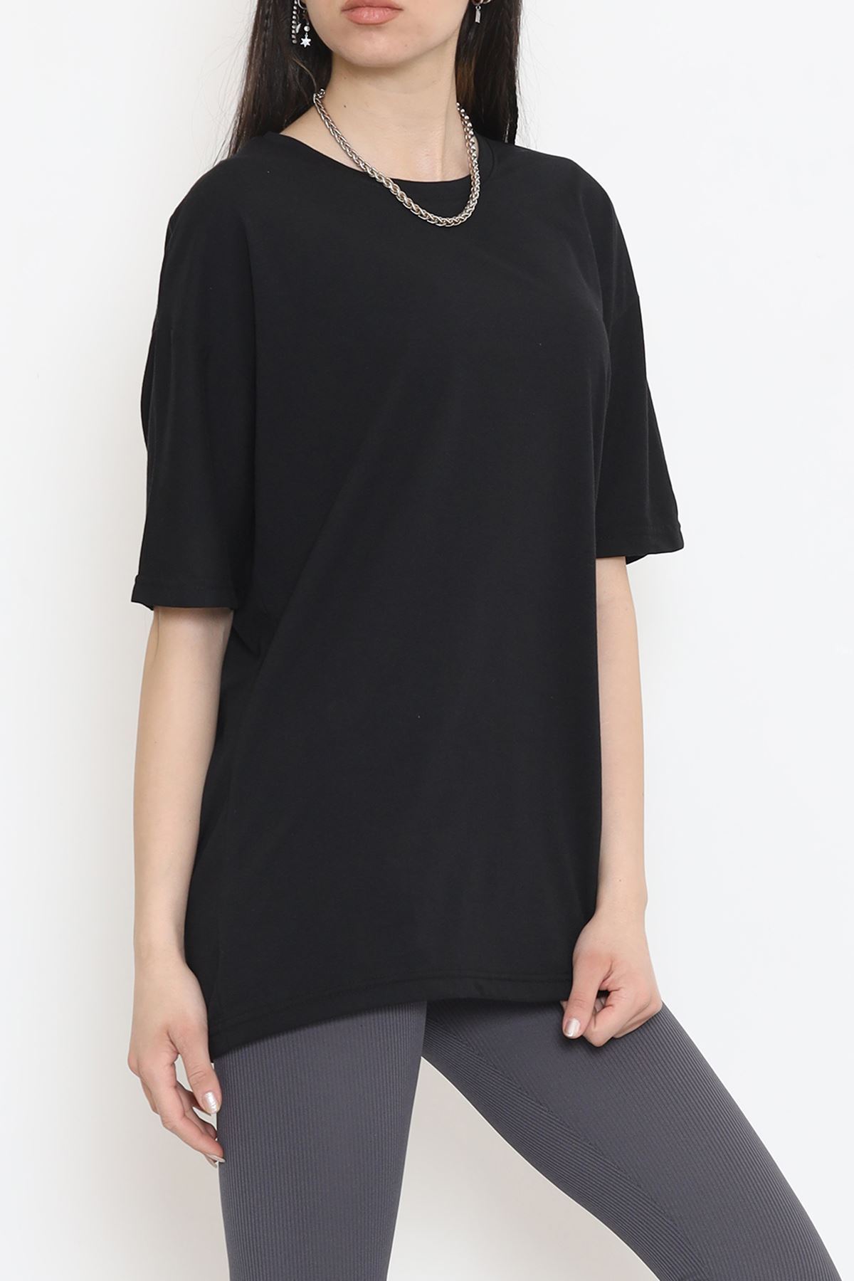 Crew Neck T-Shirt Black - 17384.1778.