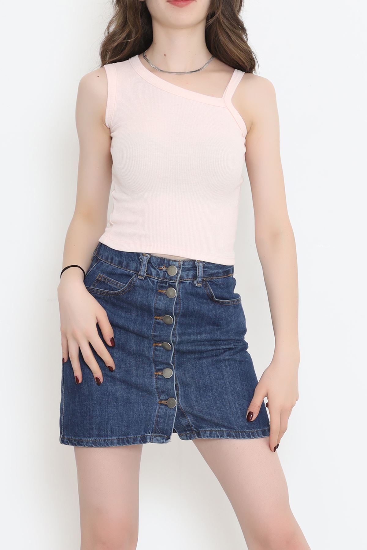 Camisole tank top with straps Powder - 18178.1723.