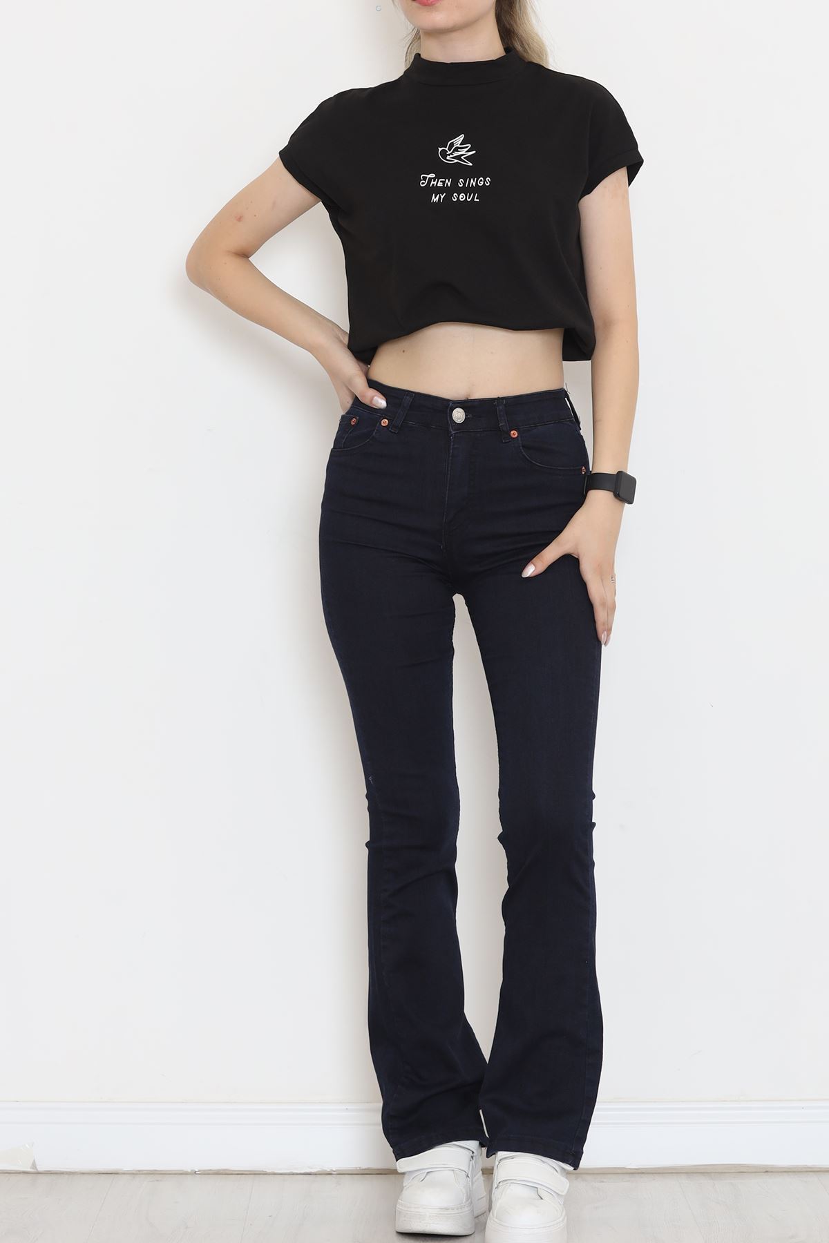 Flared Jeans Navy Blue - 18688.1431.