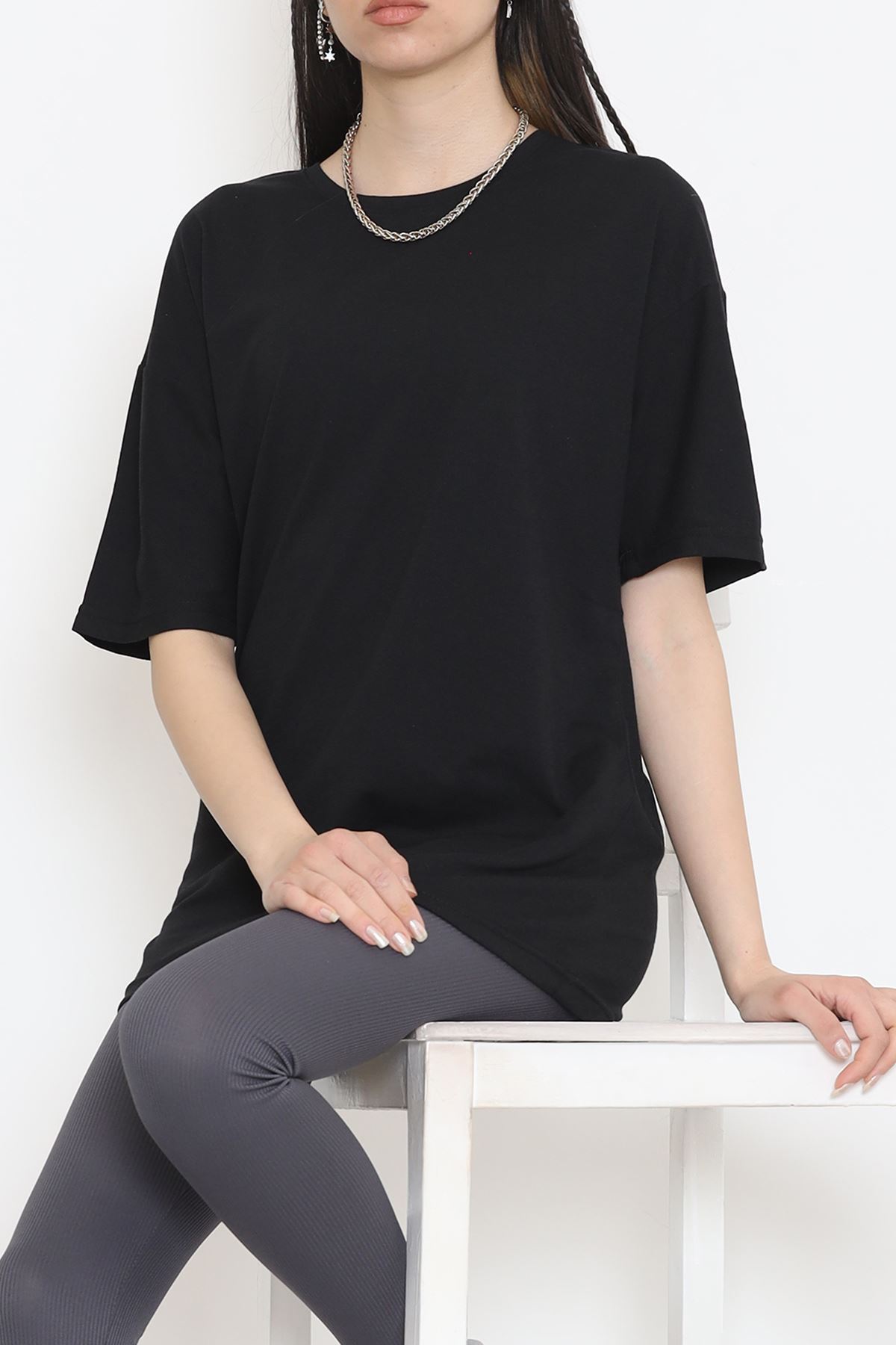 Crew Neck T-Shirt Black - 17384.1778.