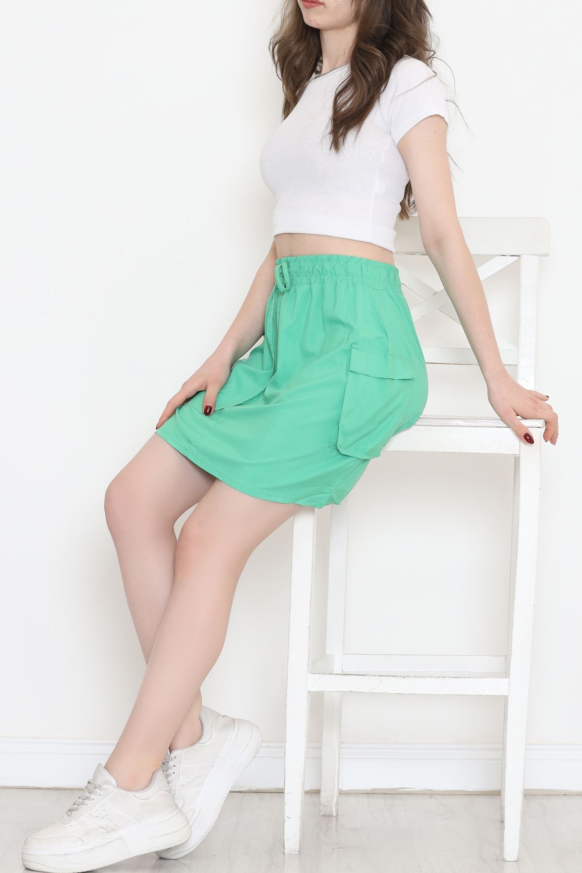 Double Pocket Skirt Green - 3468.1595.