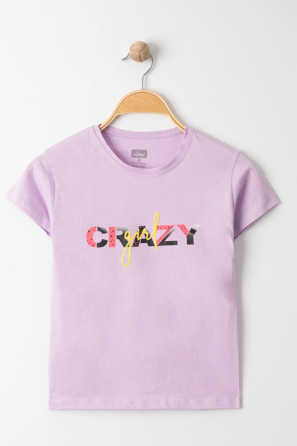 8-12 Years Printed Kids T-Shirt Lilac - 724079.1576.