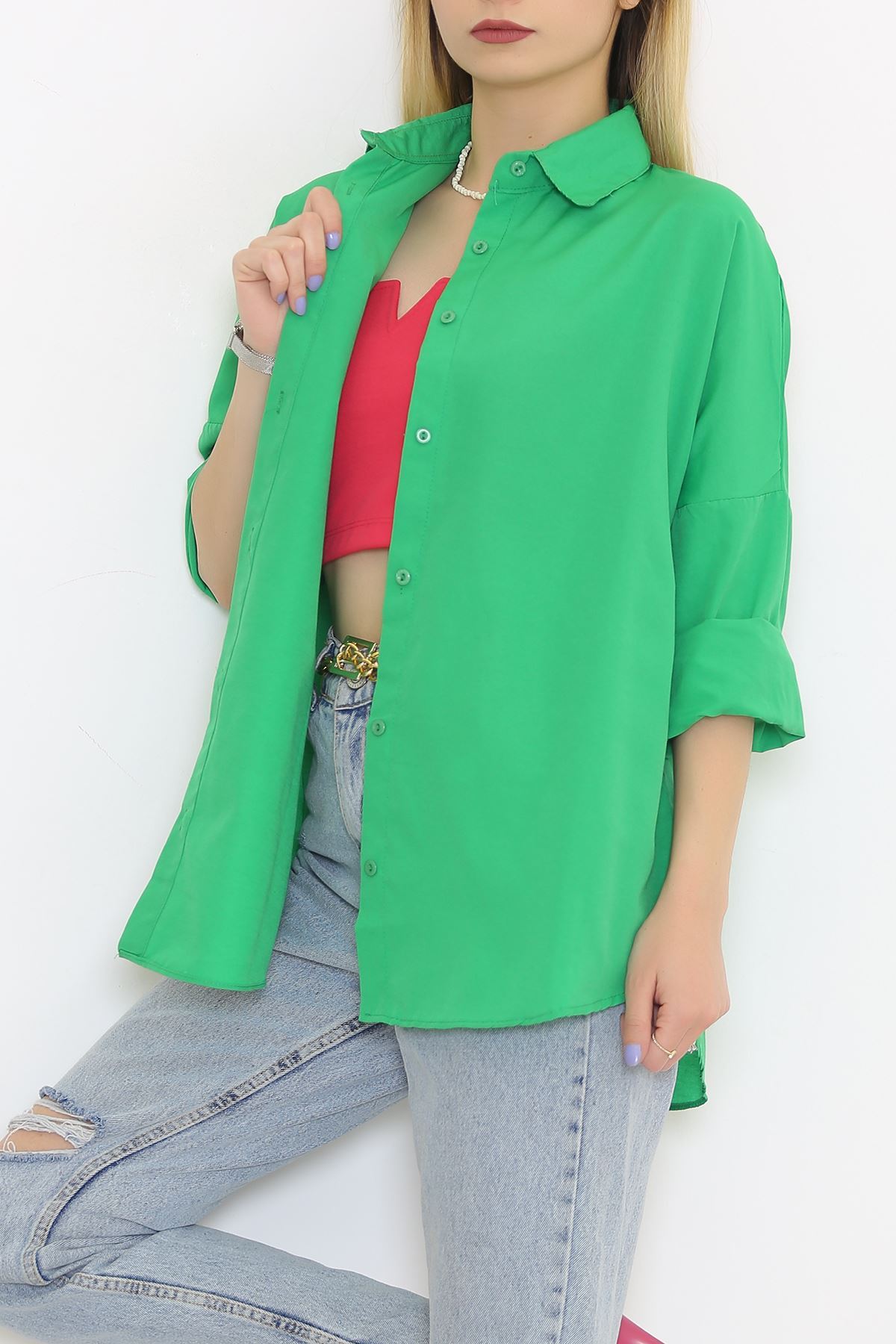 Shaggy Shirt Light Green - 293.1247.