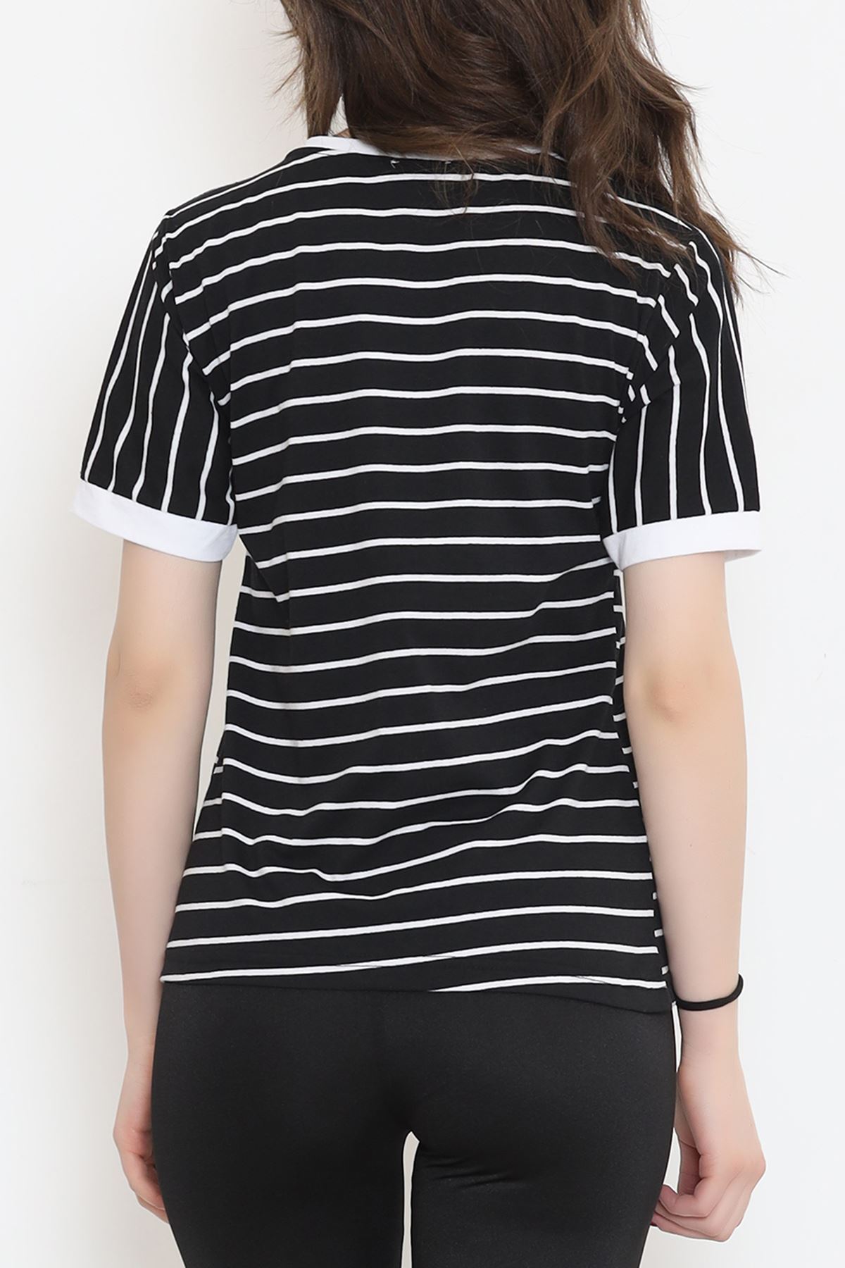 Striped Suprem T-shirt Black and White - 15919.1567.