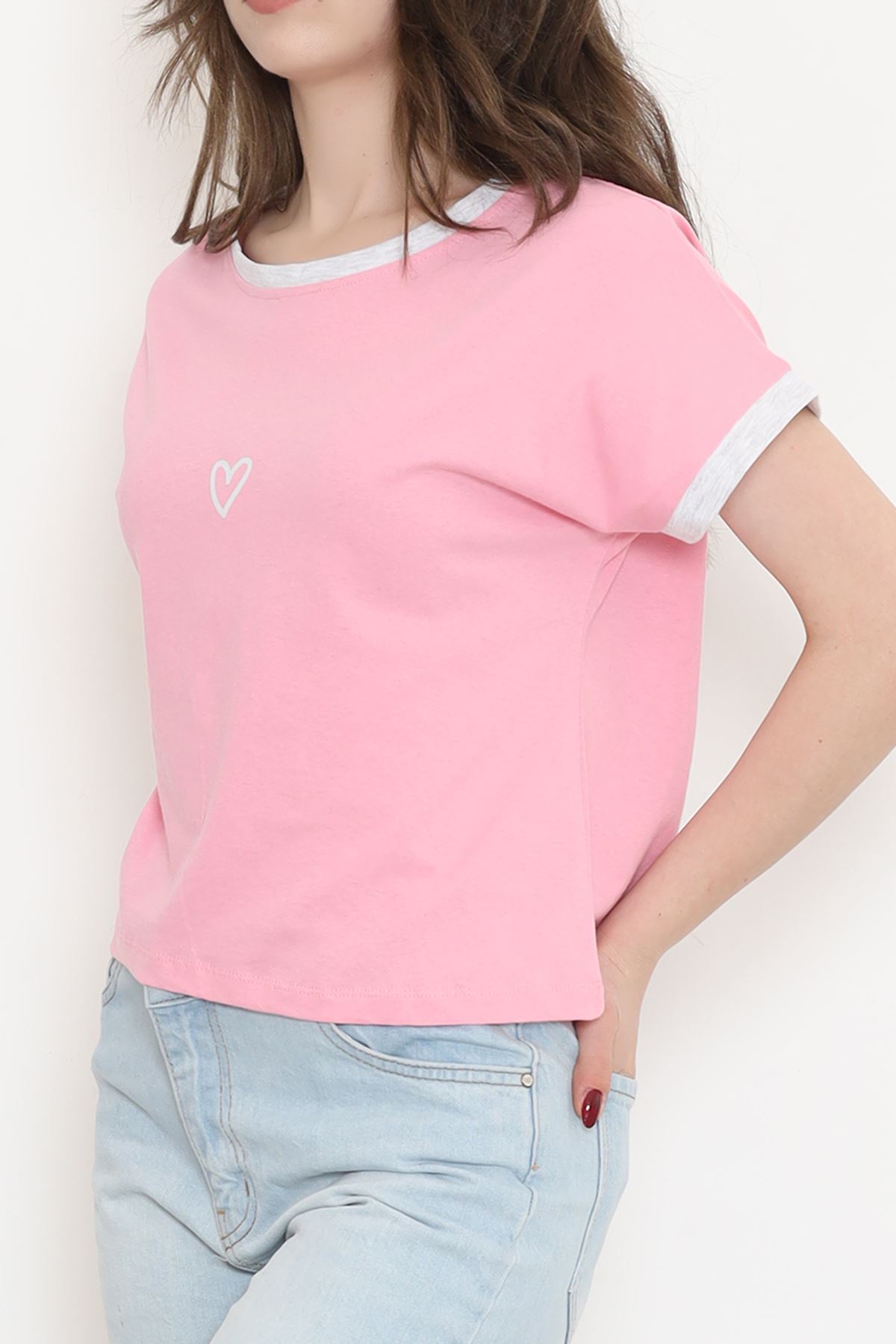 Printed T-shirt Pink - 16554.1567.