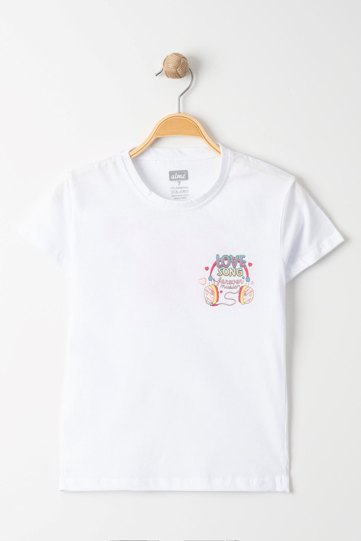 3-7 Years Printed Kids T-Shirt White - 624059.1576.