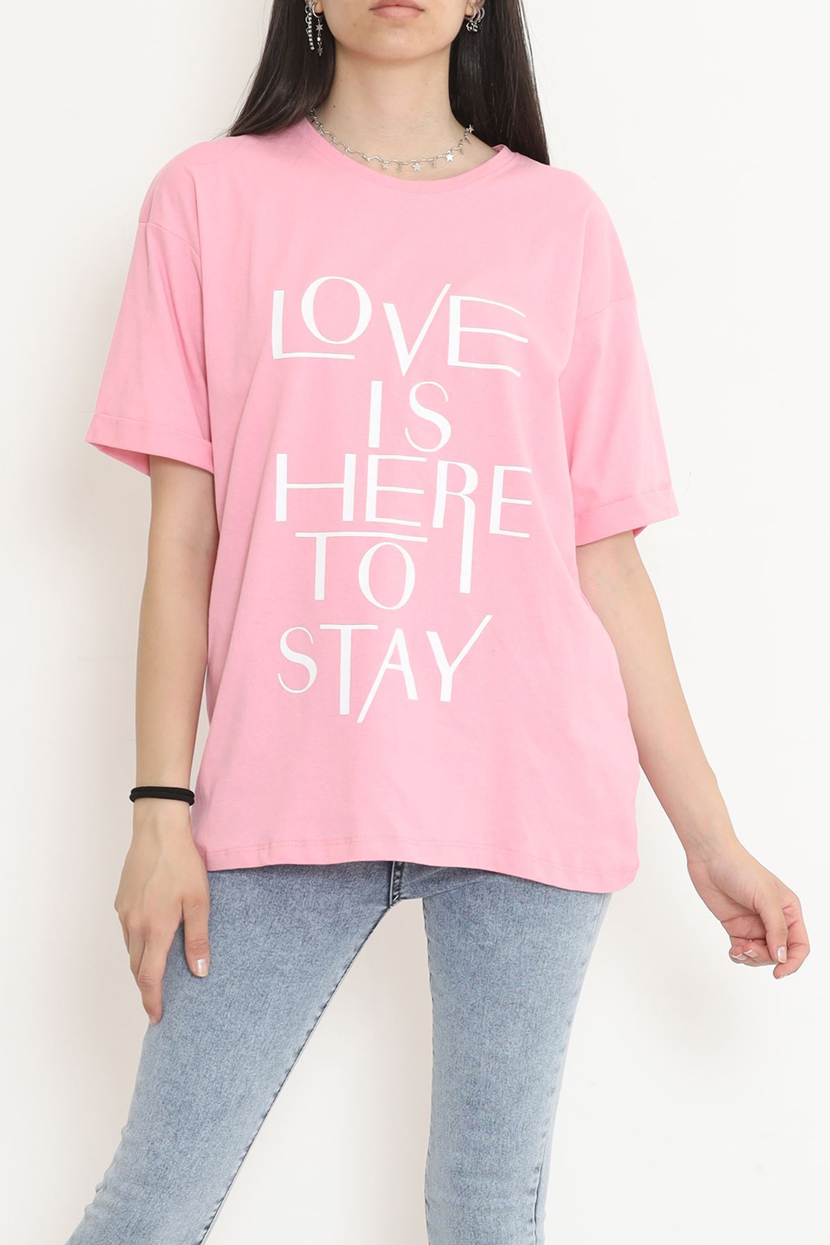 Double Sleeve T-shirt Light Pink - 16526.1567.