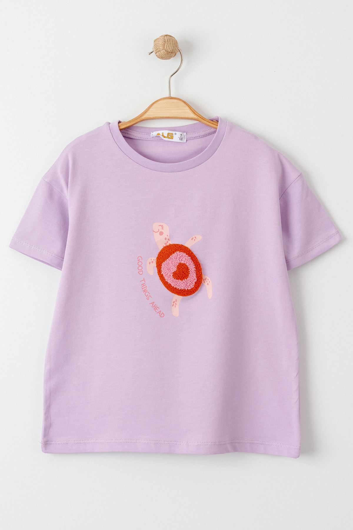 3-7 Years Printed Kids T-Shirt Lilac - 624645.1576.