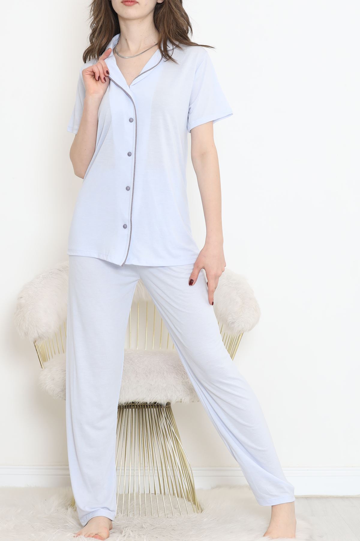 Short Sleeve Polyviscose Suit Bebemavi - 707.1287.