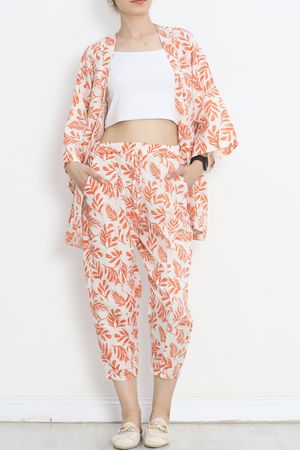 Kimono Set White-Orange - 152342.701.