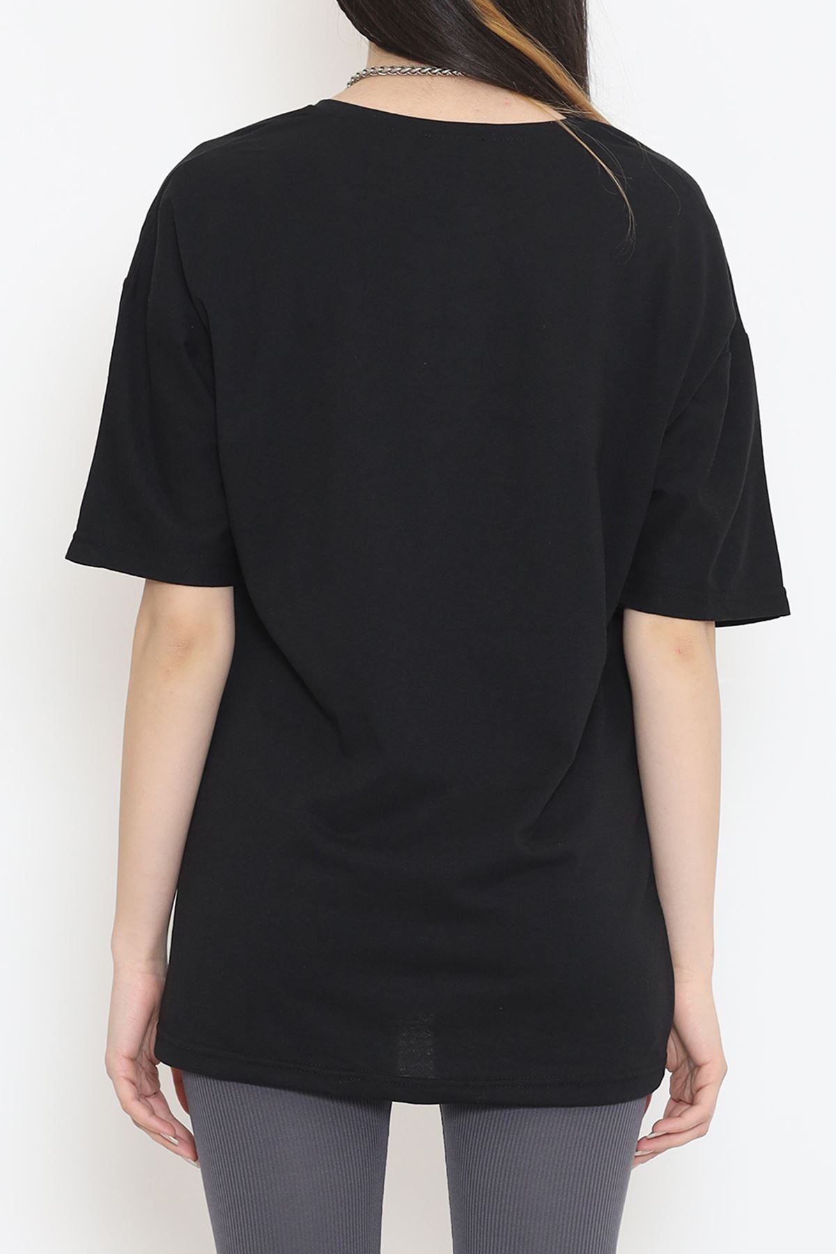 Crew Neck T-Shirt Black - 17384.1778.