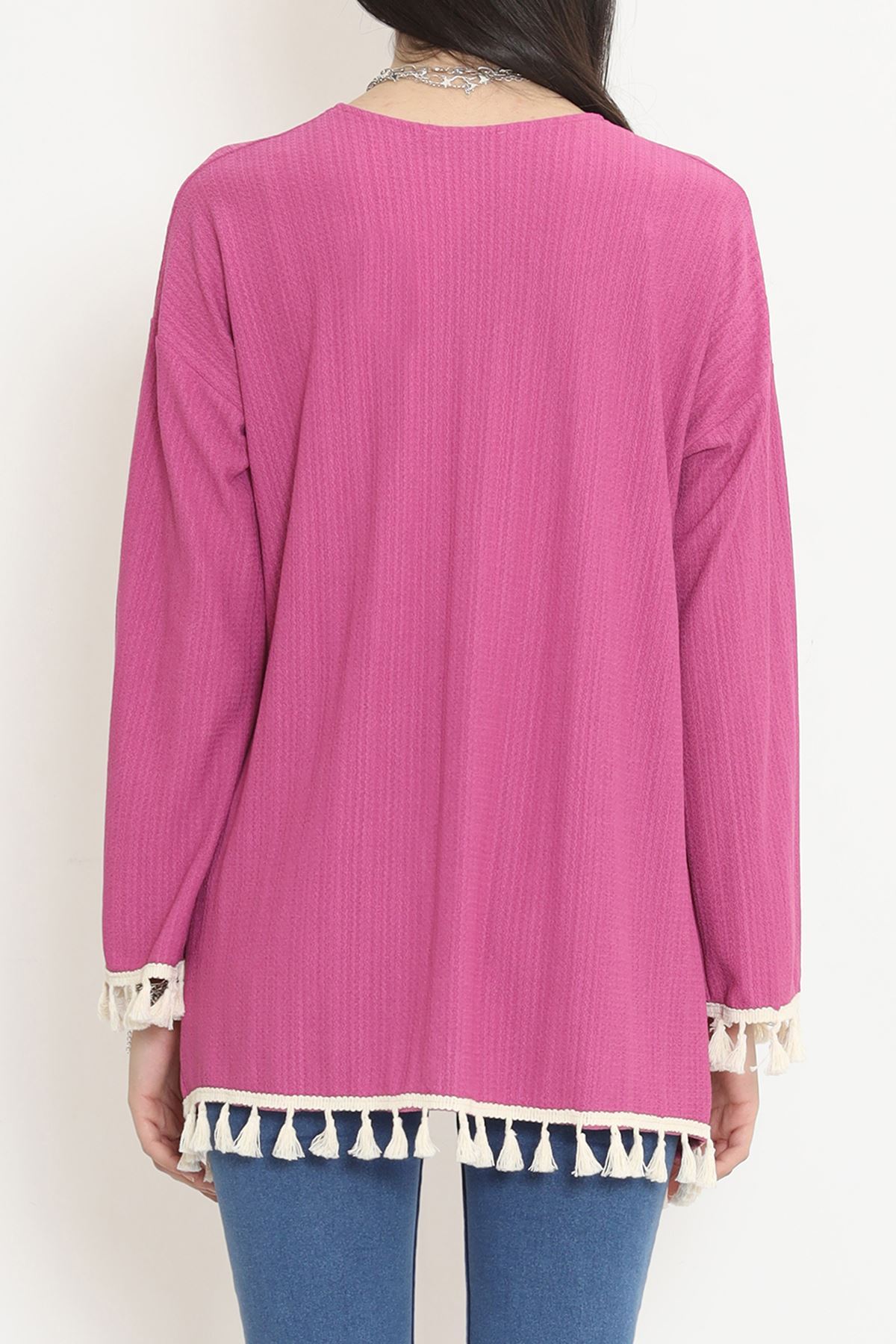 Kimono Fuchsia with Pompom - 12577.631.