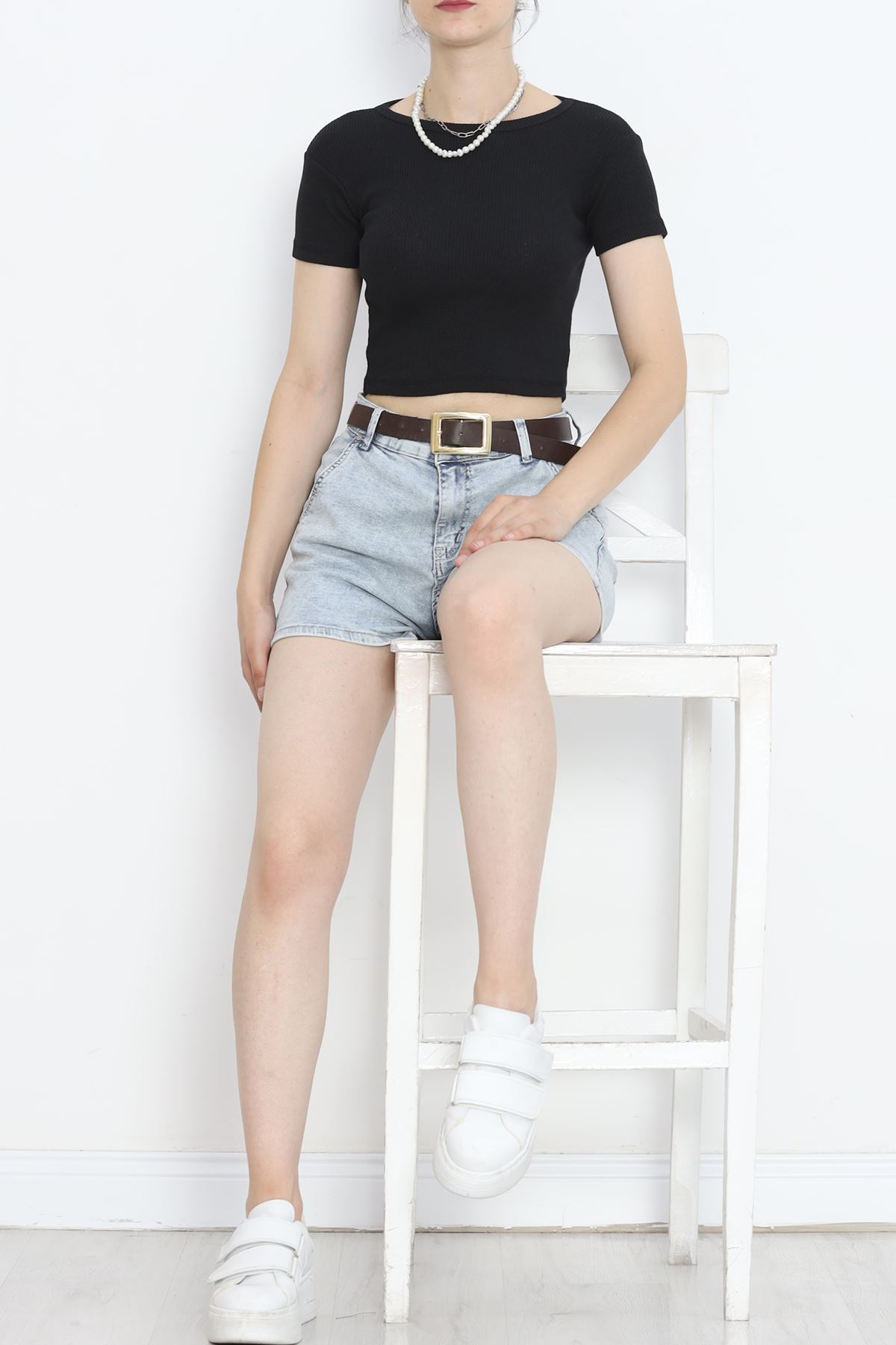 Crew Neck Camisole Body Black - 18880.1567.