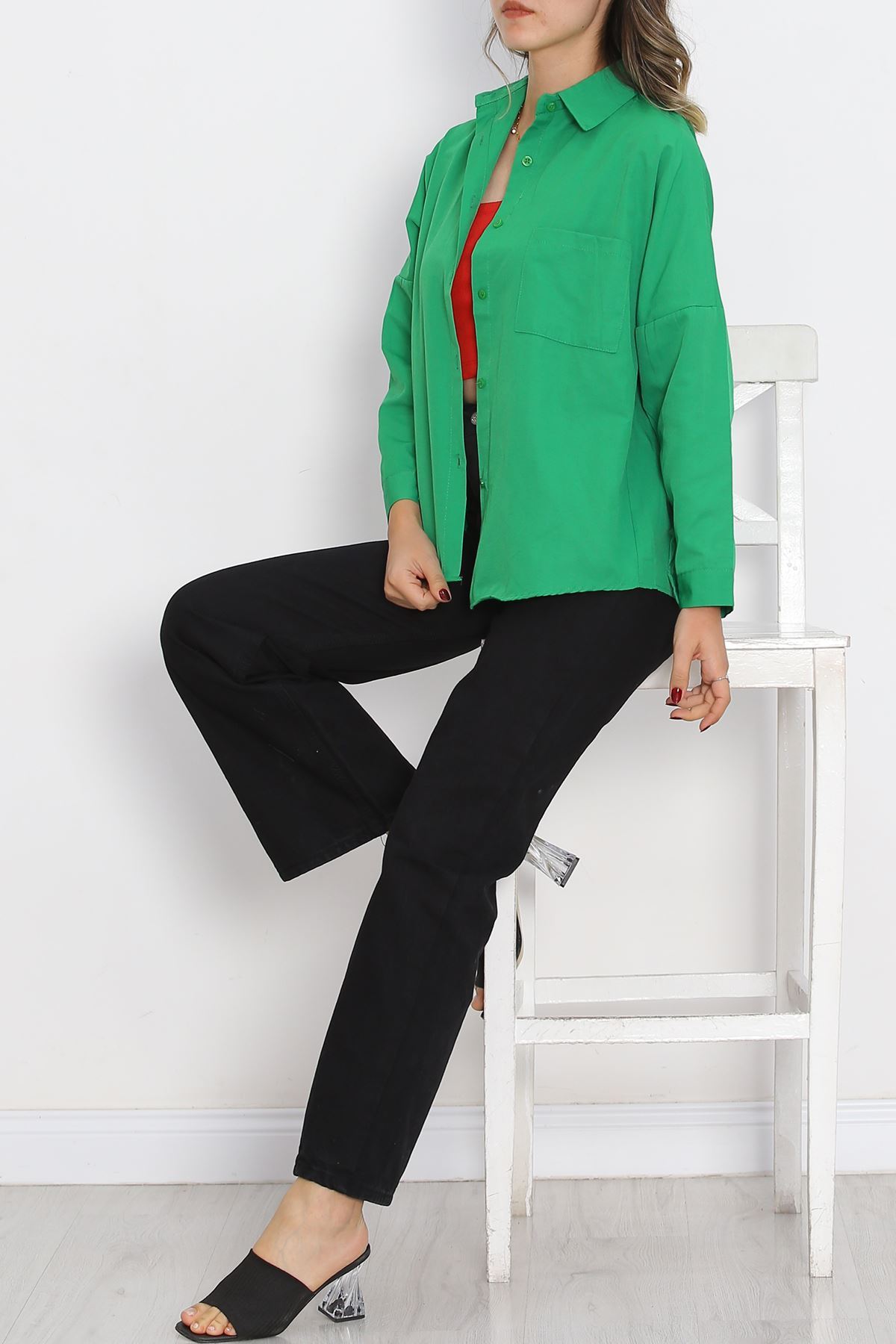 One Pocket Shirt Green - 203.1247.