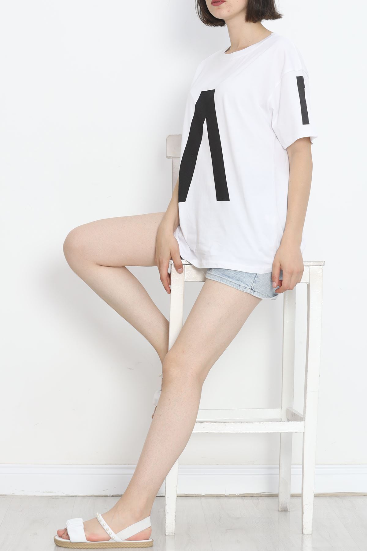 Printed T-shirt White - 18867.1005.