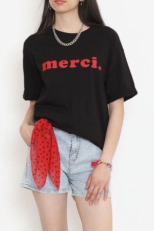 Printed Double Sleeve T-Shirt Black - 16536.1567.