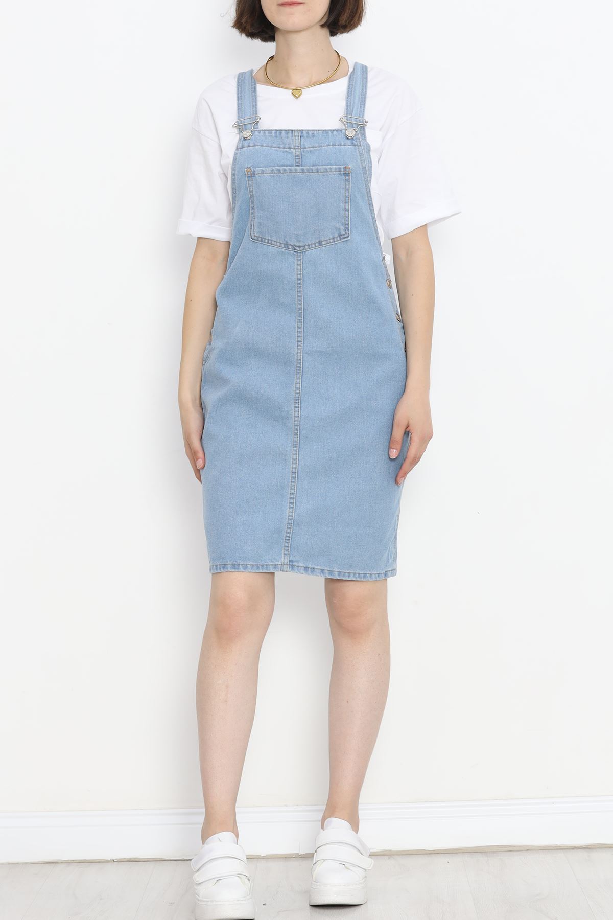 Salopet Jeans Dress Lightblue1 - 15144.1184.