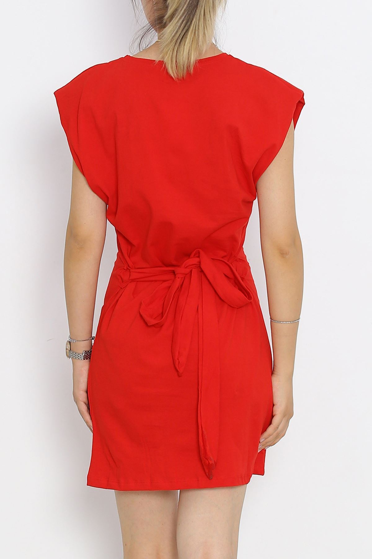 Suprem Dress with Belt Red - 15872.1567.