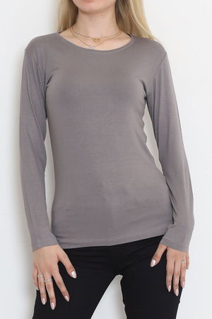 Long Sleeve Viscose Body Gray - 18551.1778.