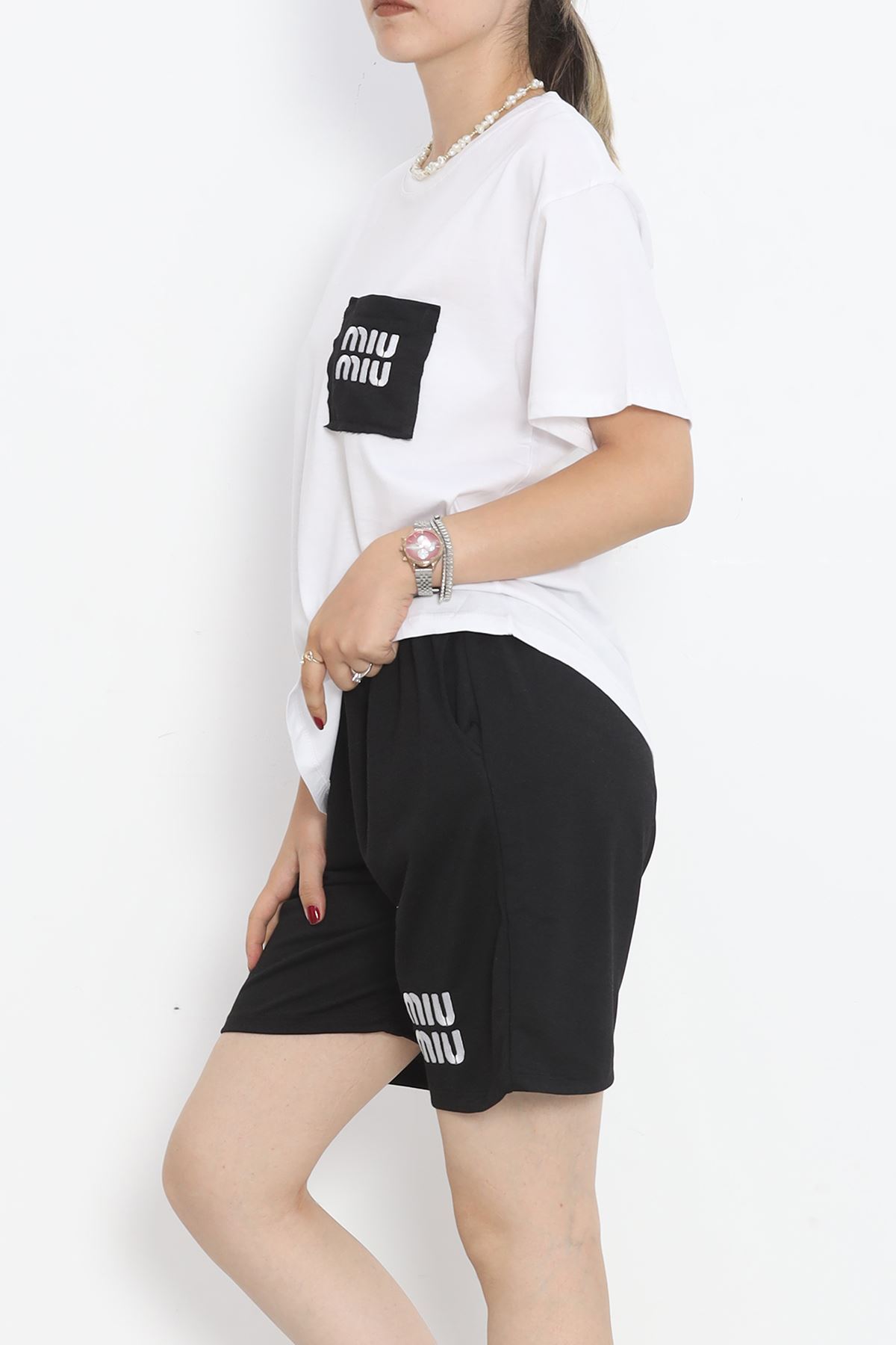 Printed Shorts Set Black - 16681.1005.