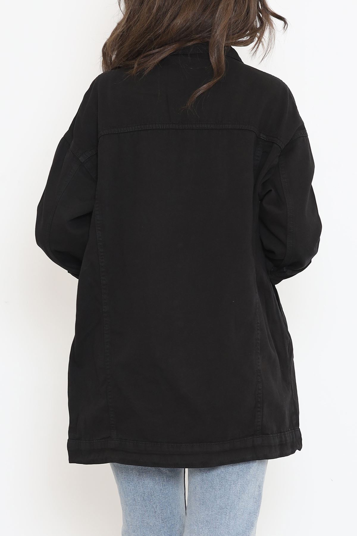 Gabardine Jacket Black2 - 9002.1367.