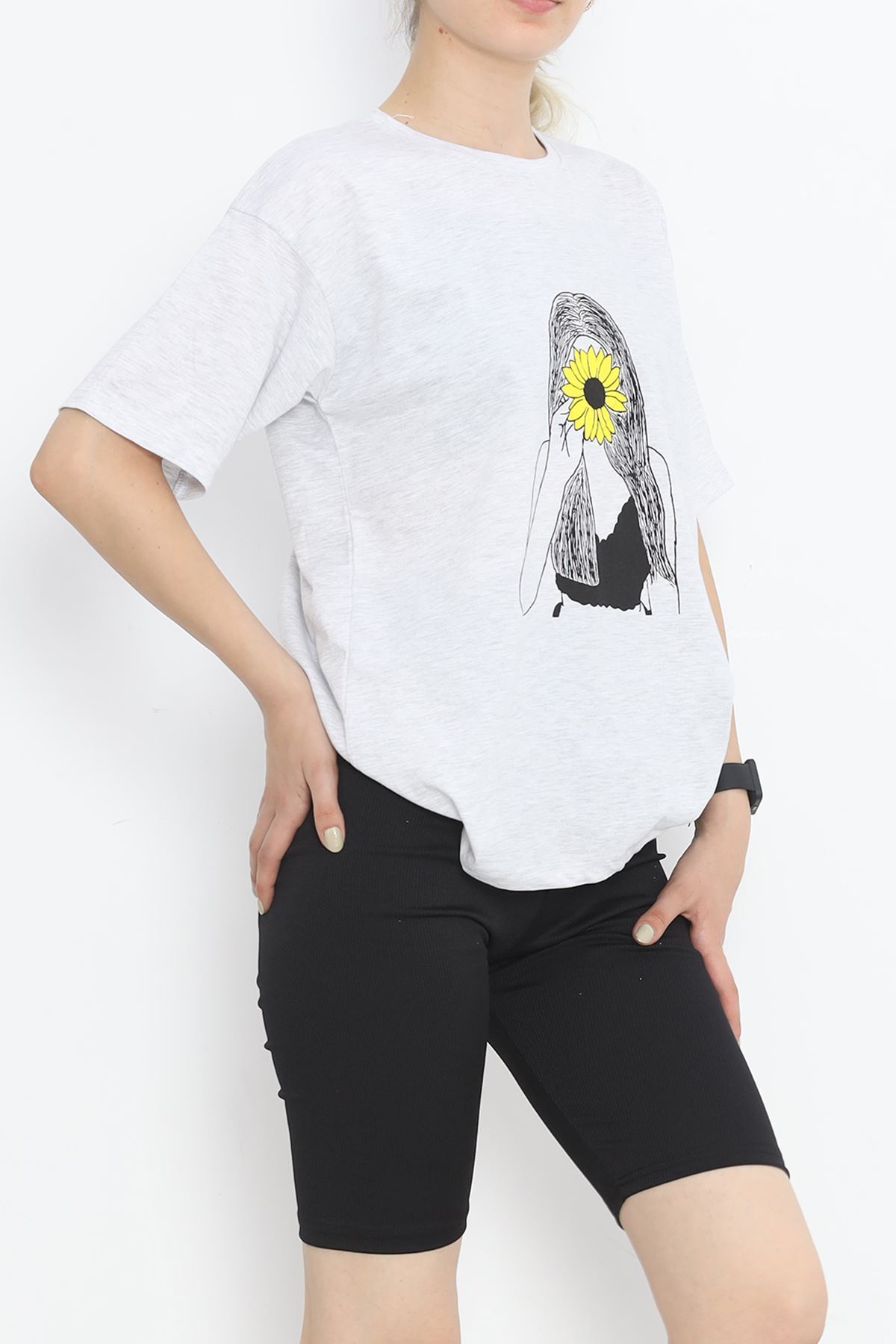 Printed T-shirt Gray - 16521.1567.