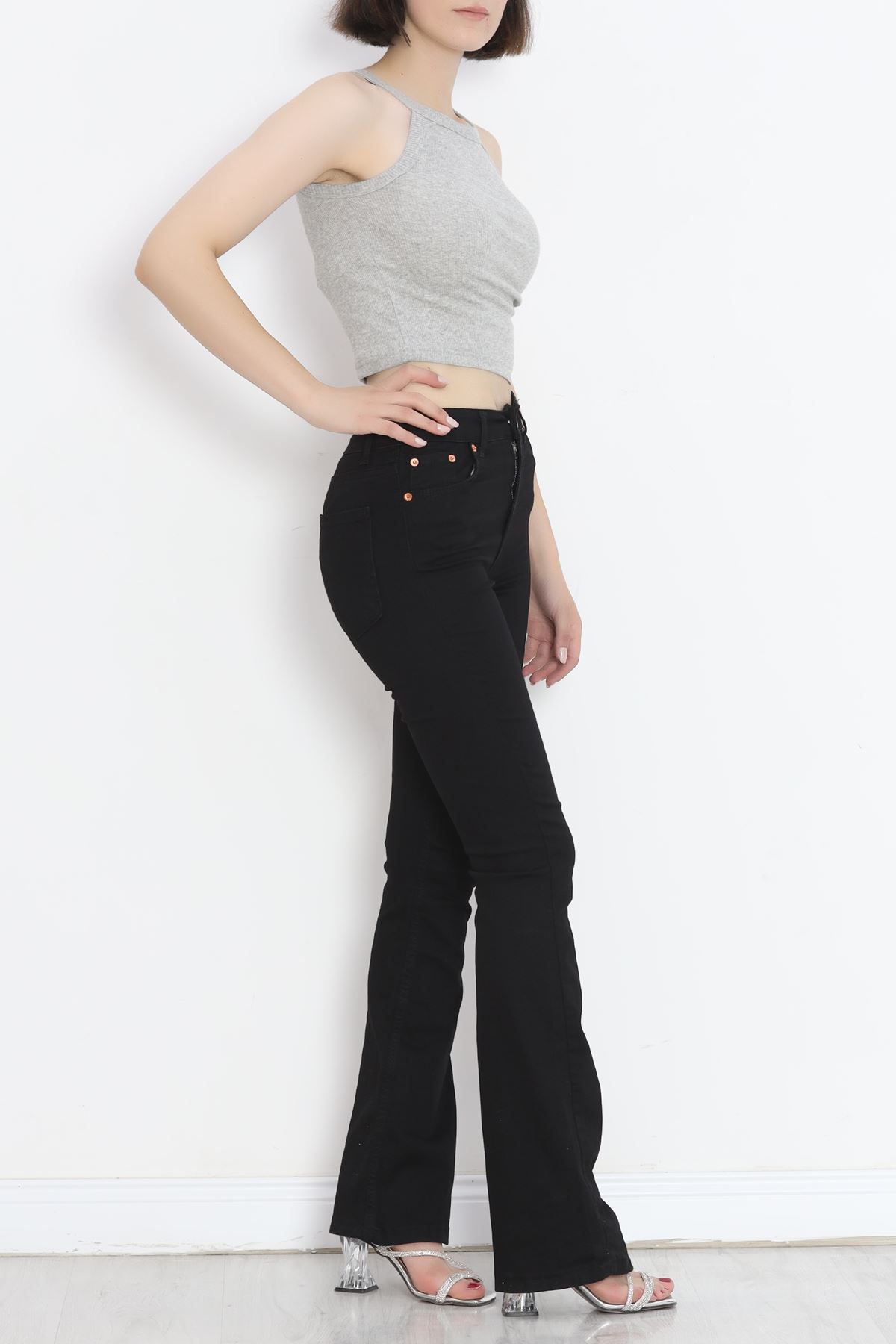 Flared Jeans Dark Black - 18688.1431.