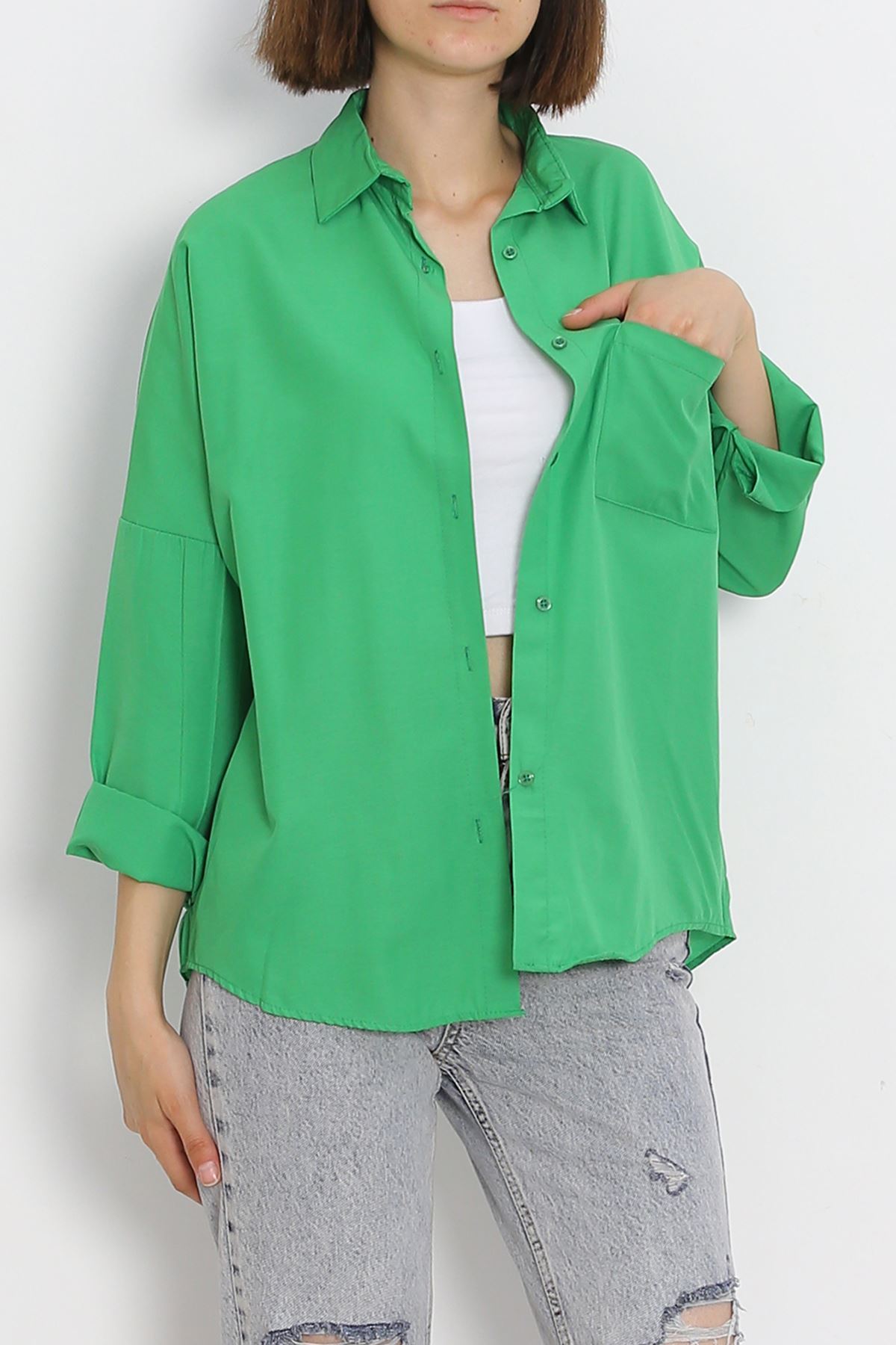 One Pocket Shirt Light Green - 203.1247.