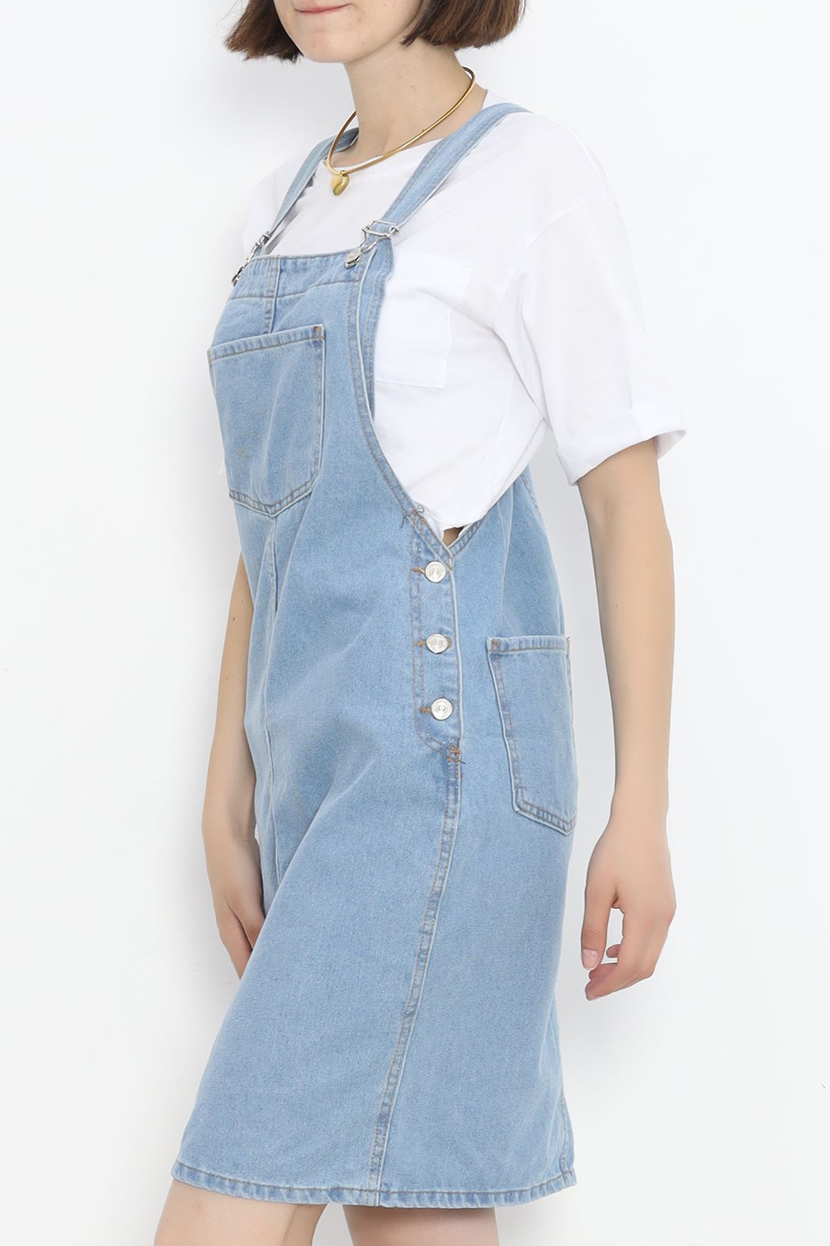 Salopet Jeans Dress Lightblue1 - 15144.1184.