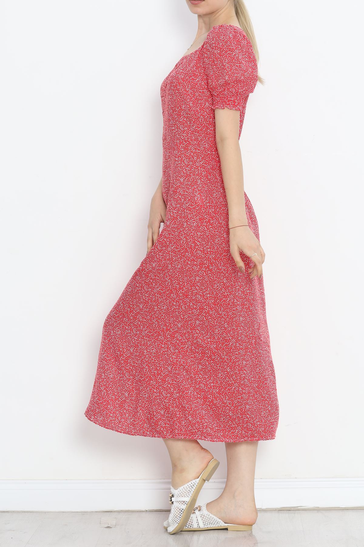 Kiss Neck Dress Red1 - 696.1247.