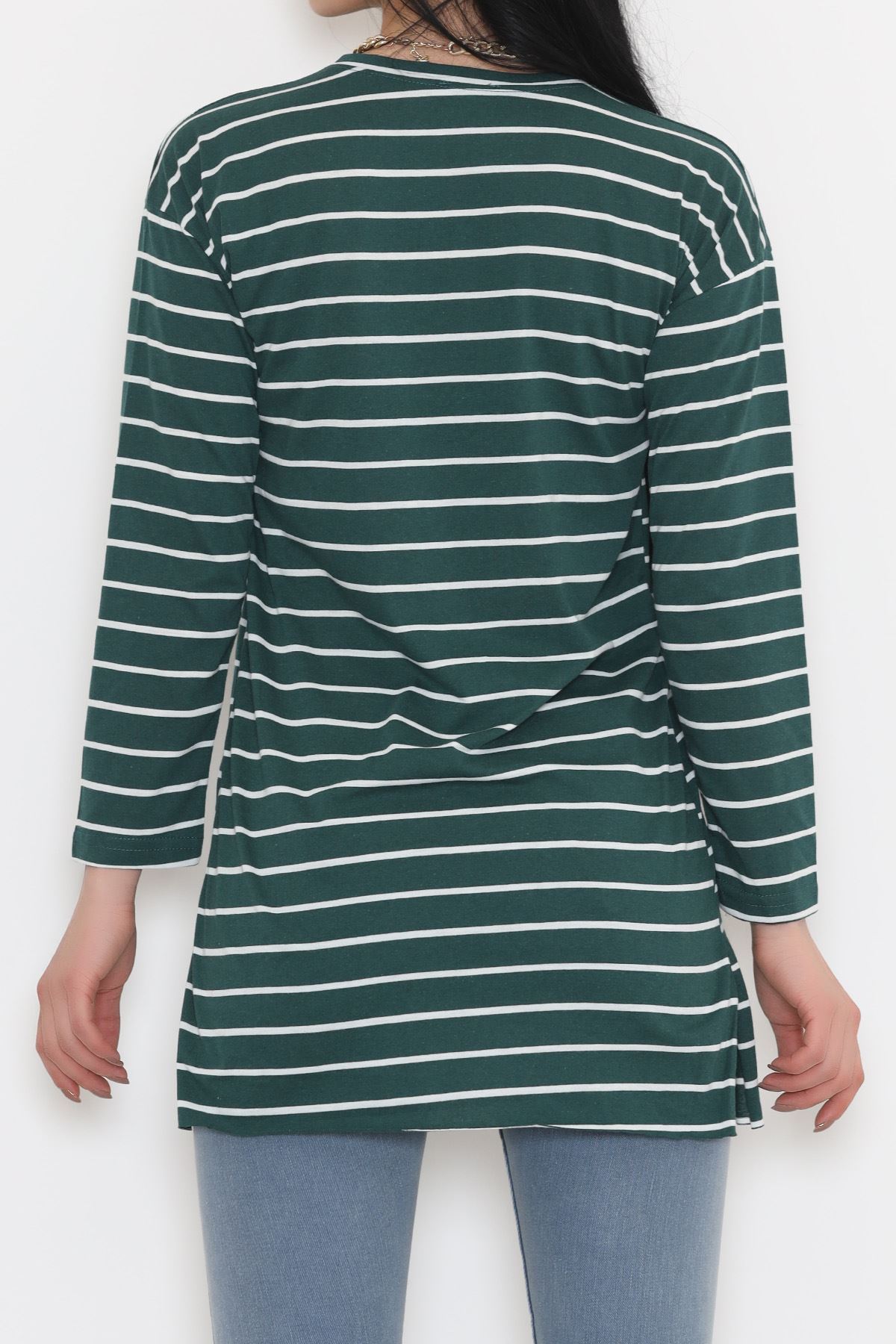 Striped Tunic Dark Green - 11313.1567.