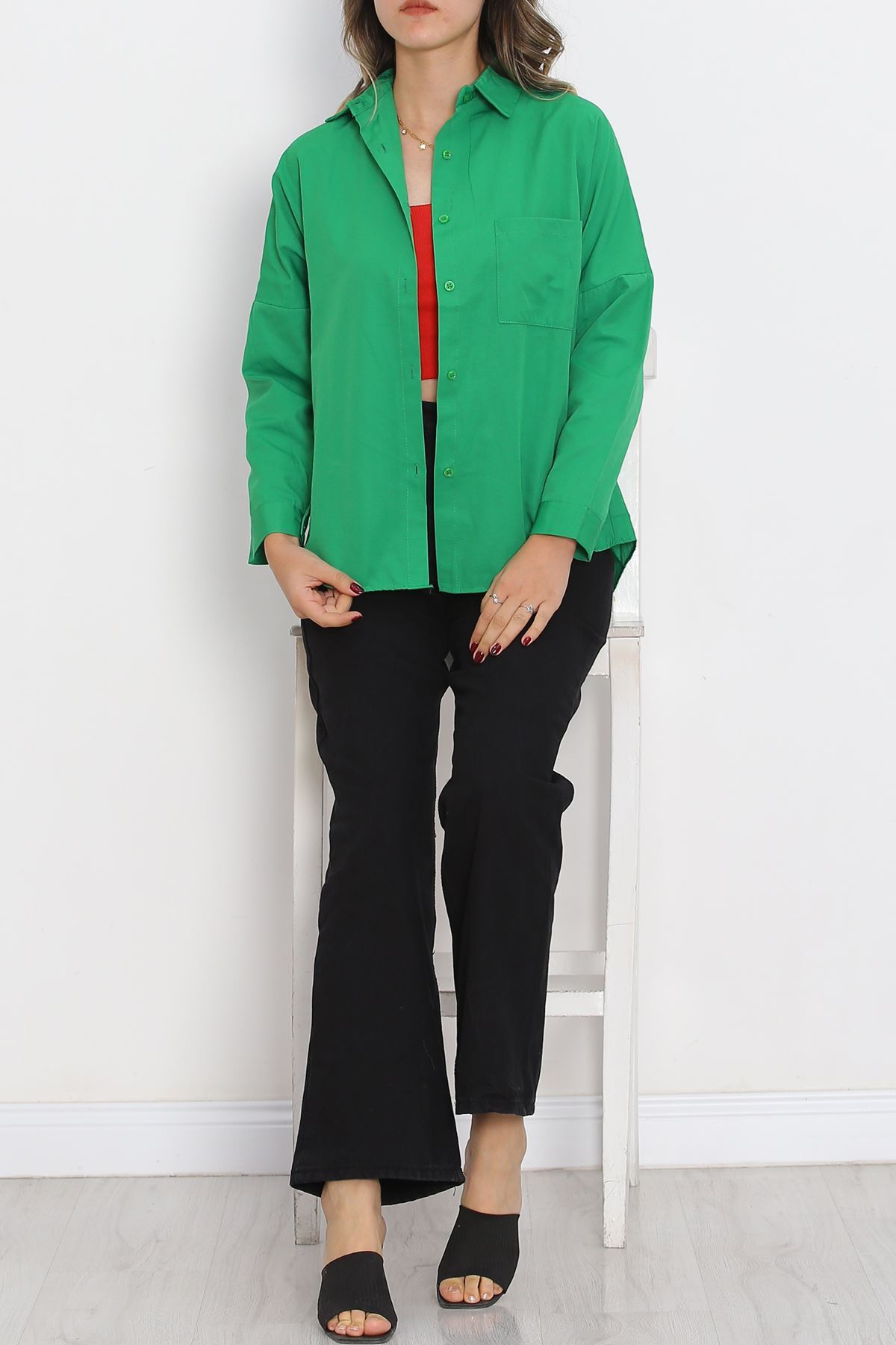 One Pocket Shirt Green - 203.1247.