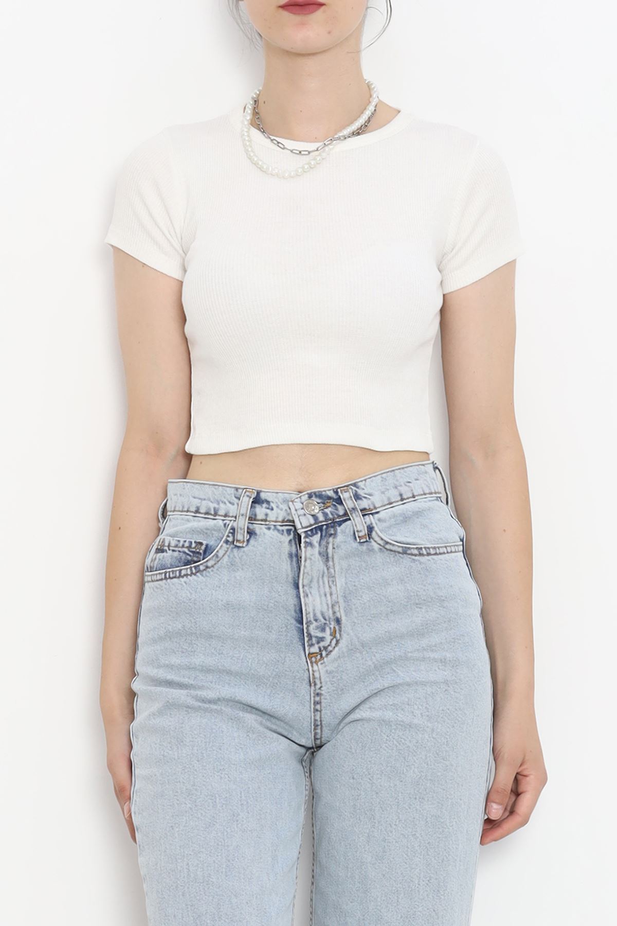 Crew Neck Camisole Body Ecru - 18880.1567.