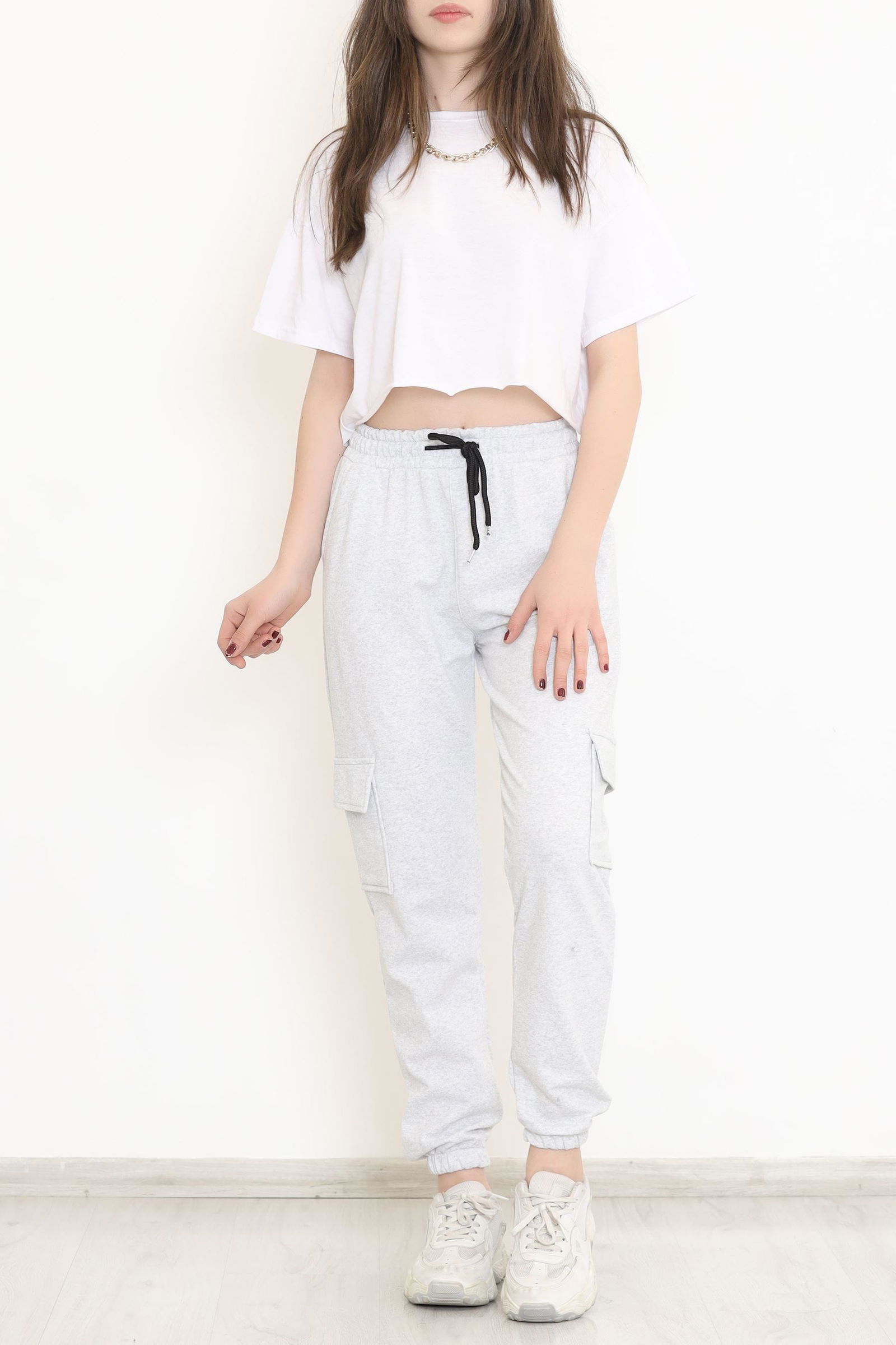 Cargo Pocket Sweatpants Gray1 - 9238.1250.