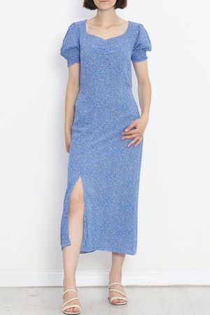 Kiss Neck Dress Blue - 696.1247.