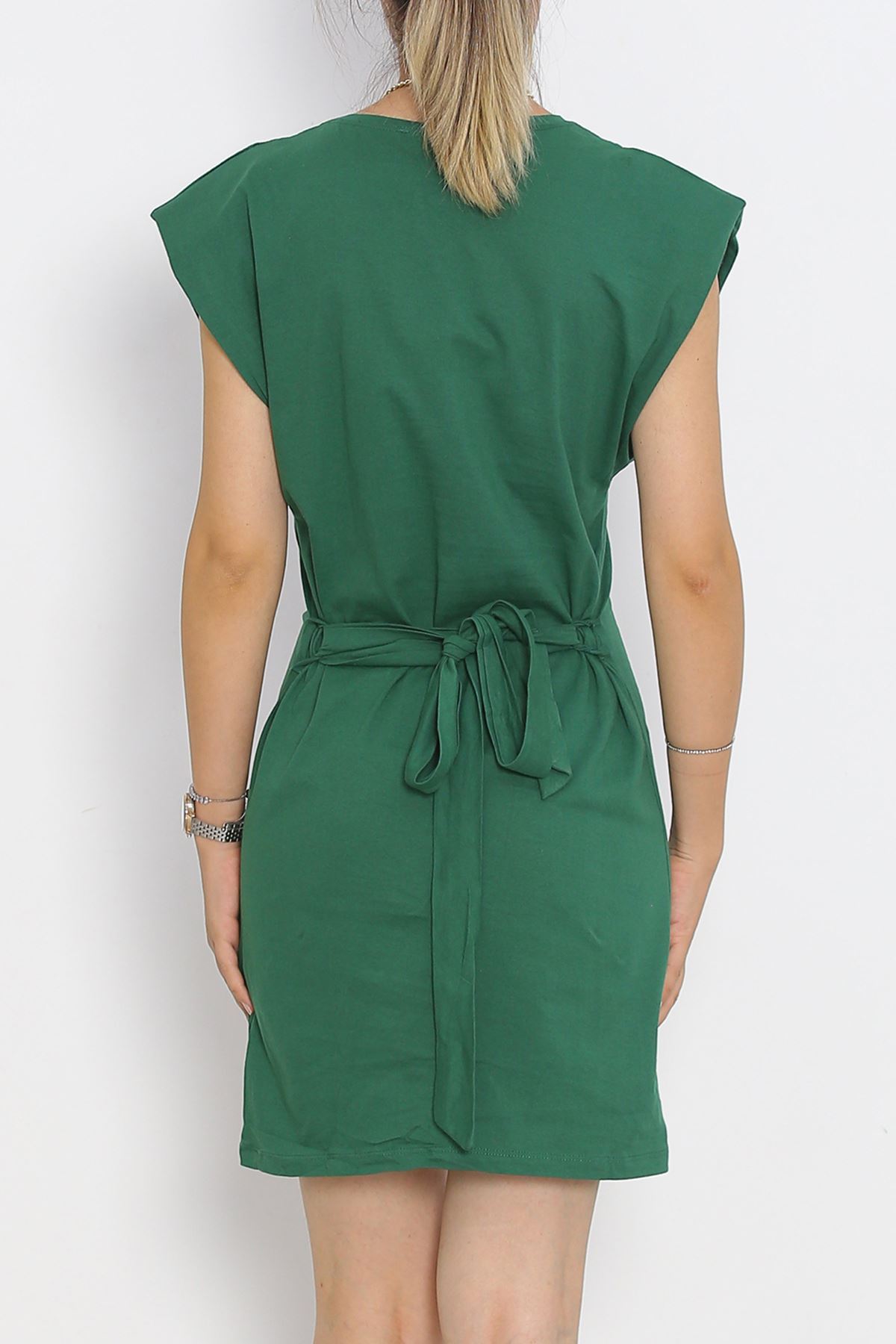 Belted Suprem Dress Green - 15872.1567.