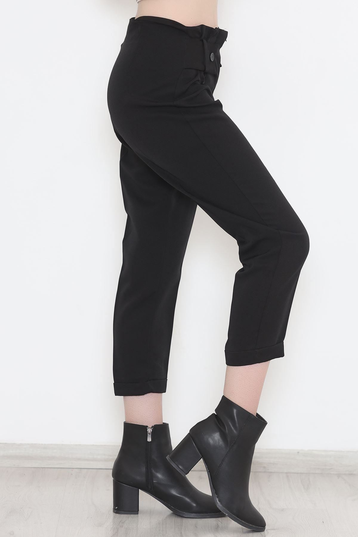 Belt Look Pants Black - 20785.683.