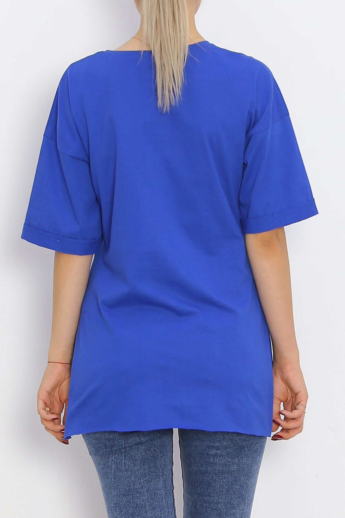 Double Sleeve Printed T-Shirt Saks - 16556.1567.