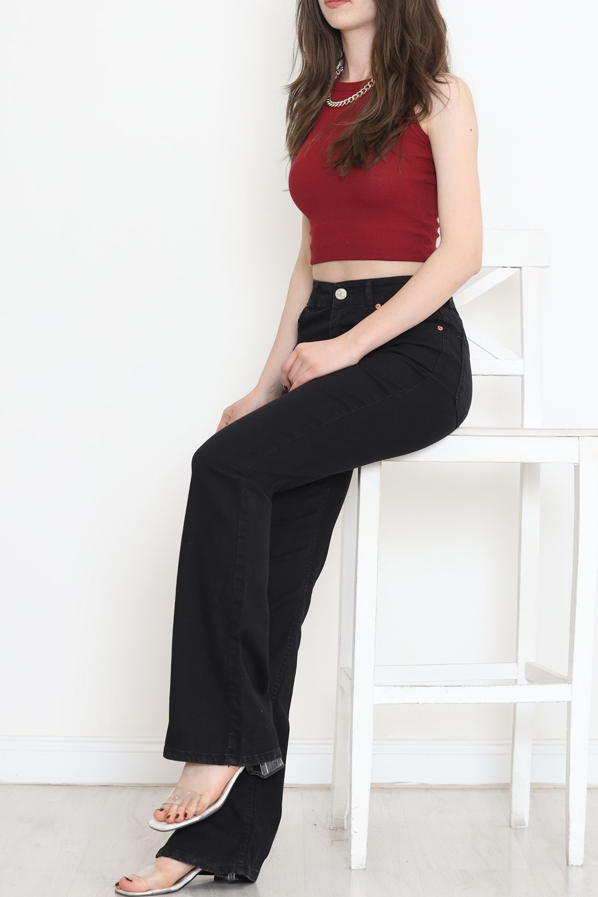 Flared Jeans Black1 - 11878.1431.