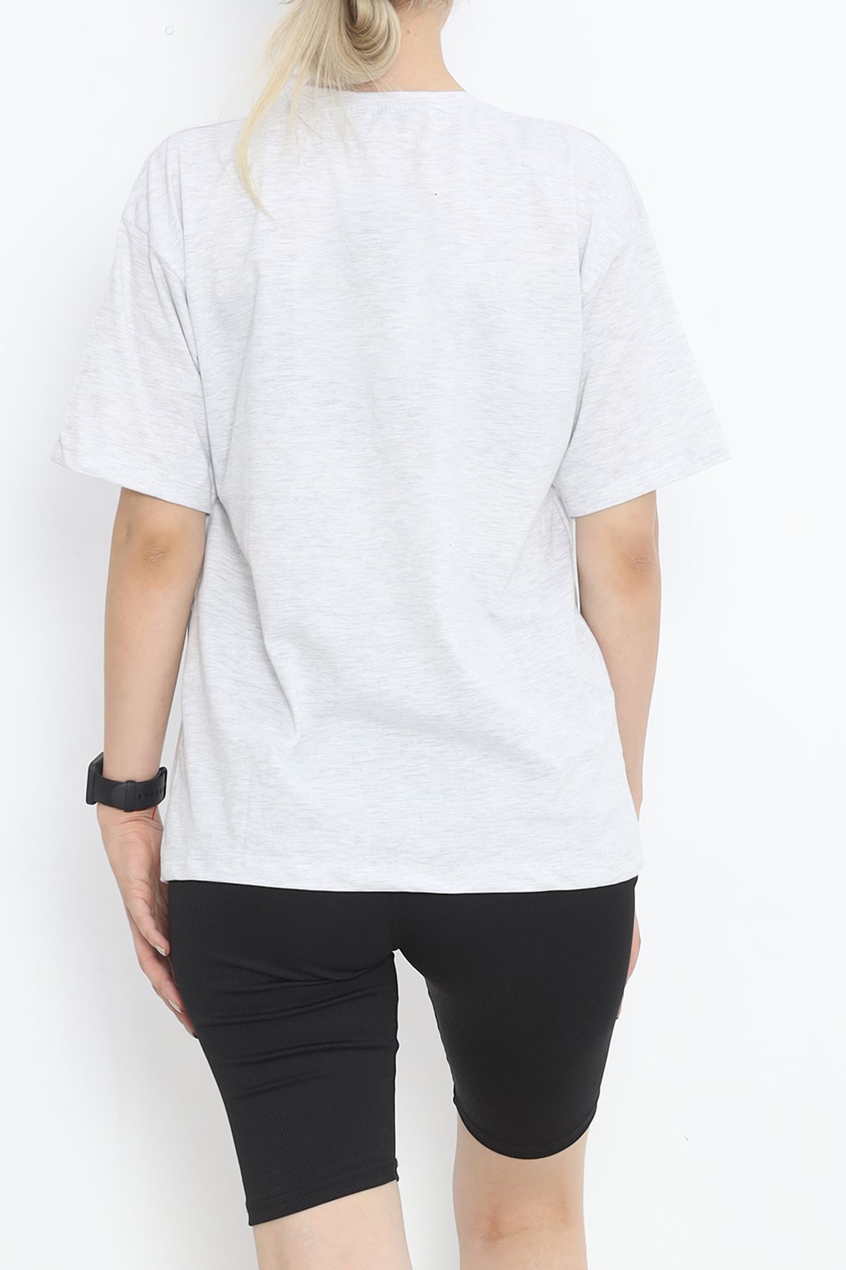 Printed T-shirt Gray - 16521.1567.