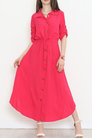 Double Pocket Dress Fuchsia - 152343.701.