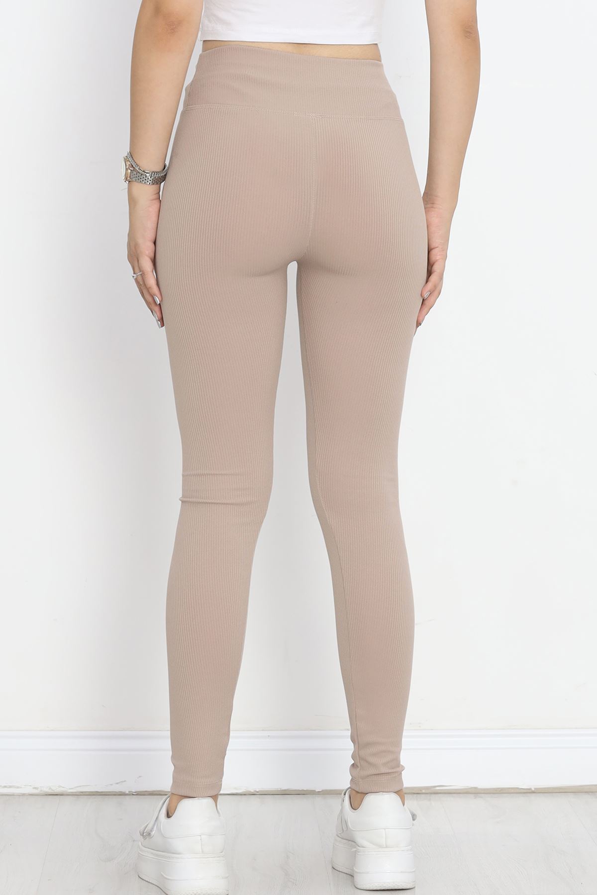 Ribbed Leggings Stone - 10751.1098.