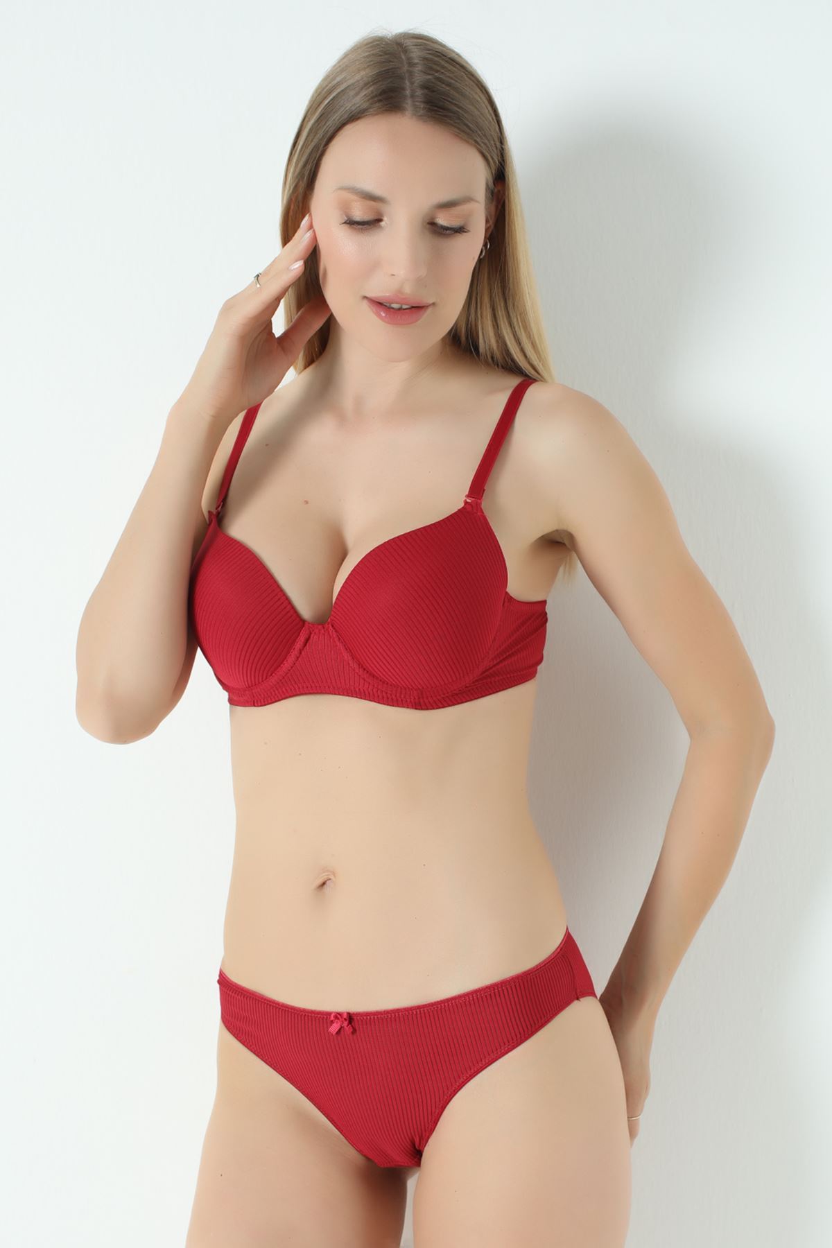 Bra Set Striped Empty Cherry - 2530-B.1783.