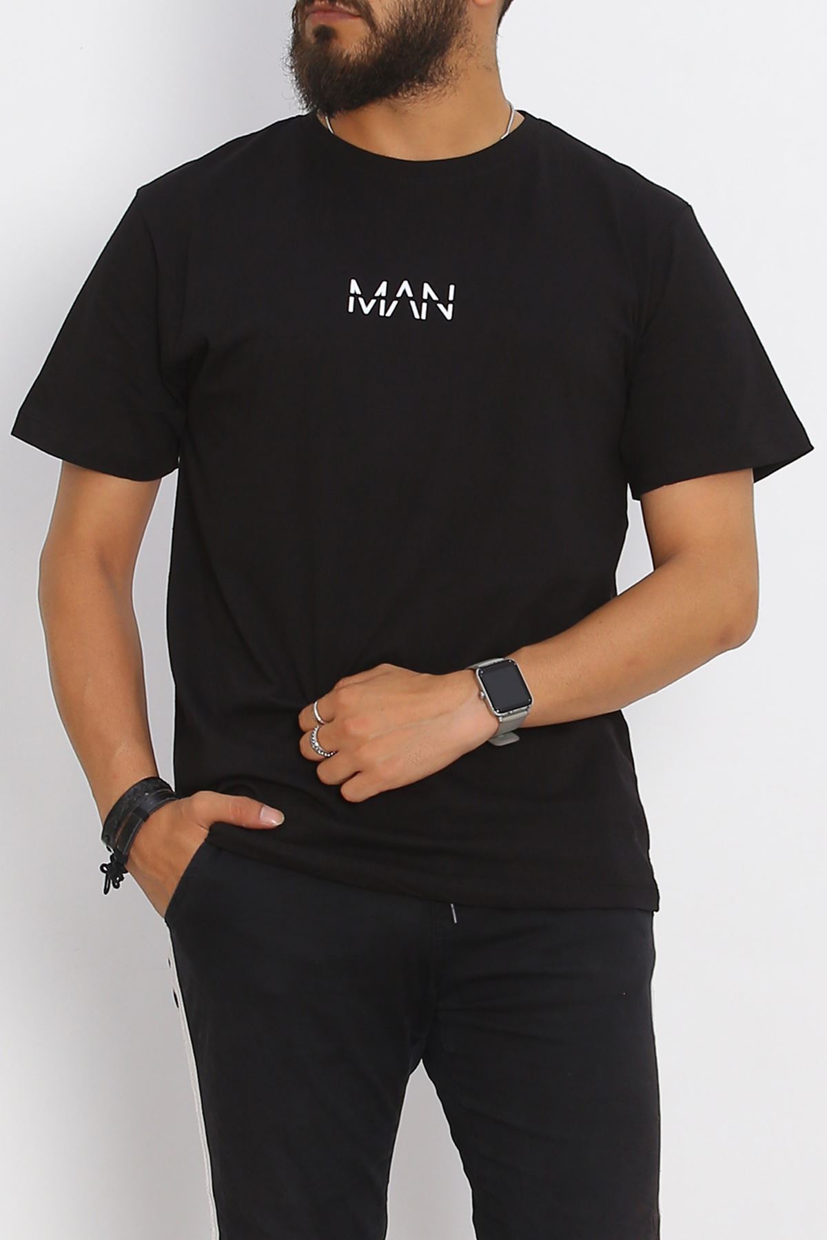 Printed Men's T-shirt Black - 20028.1567.