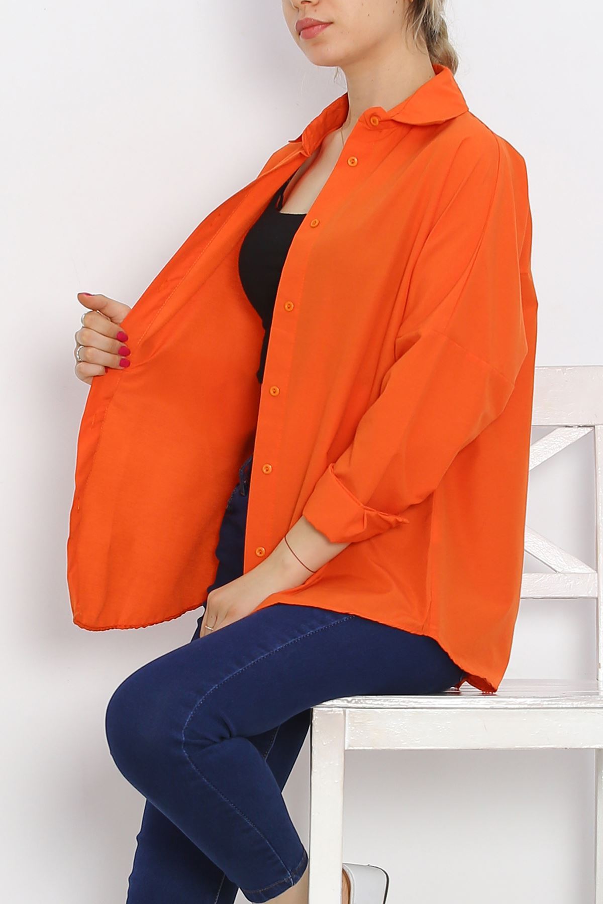 Oversize Shirt Orange - 18934.1247.