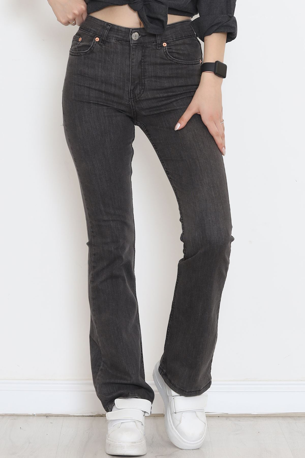 Flared Jeans Gray - 18688.1431.