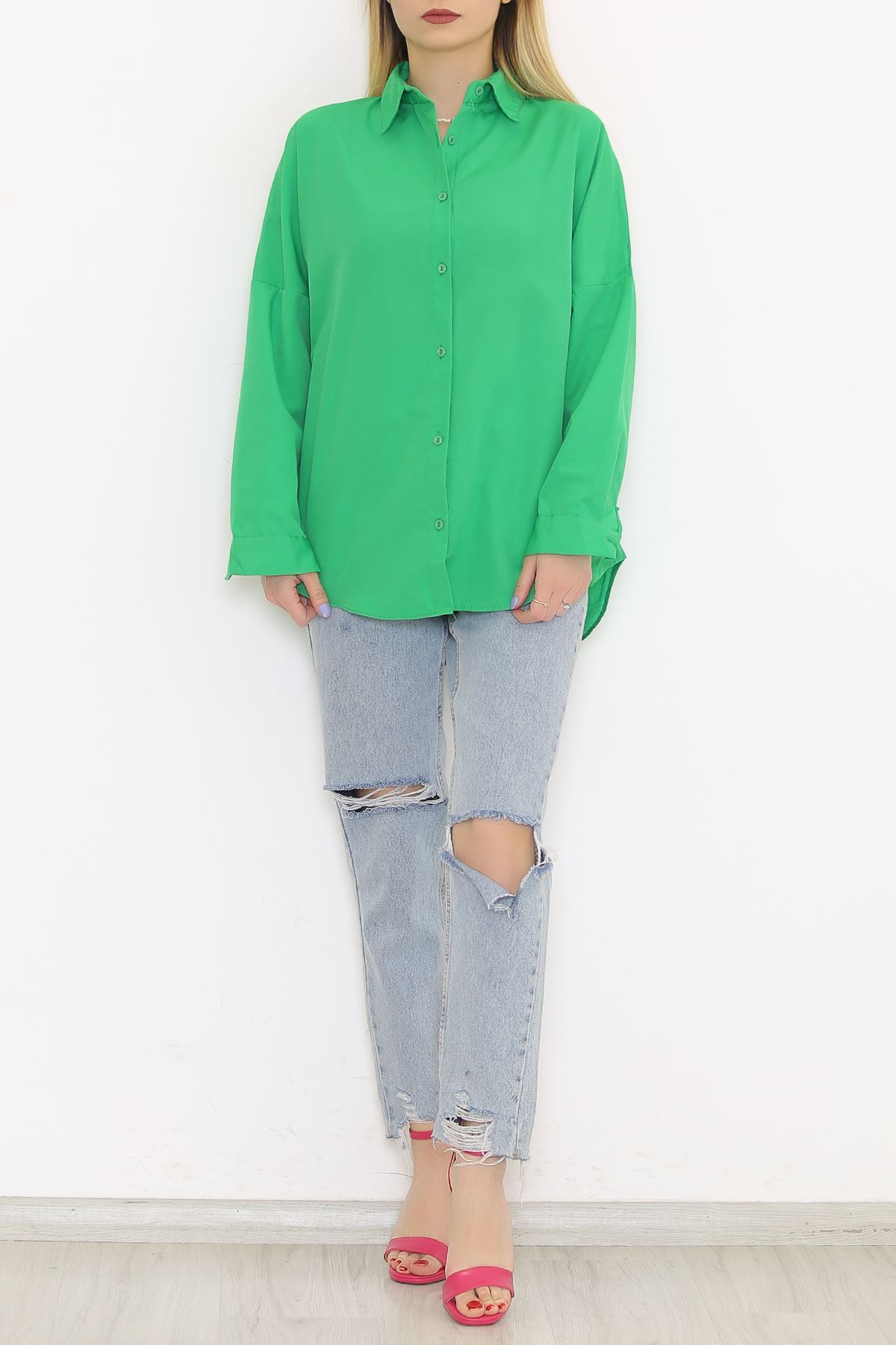 Shaggy Shirt Light Green - 293.1247.